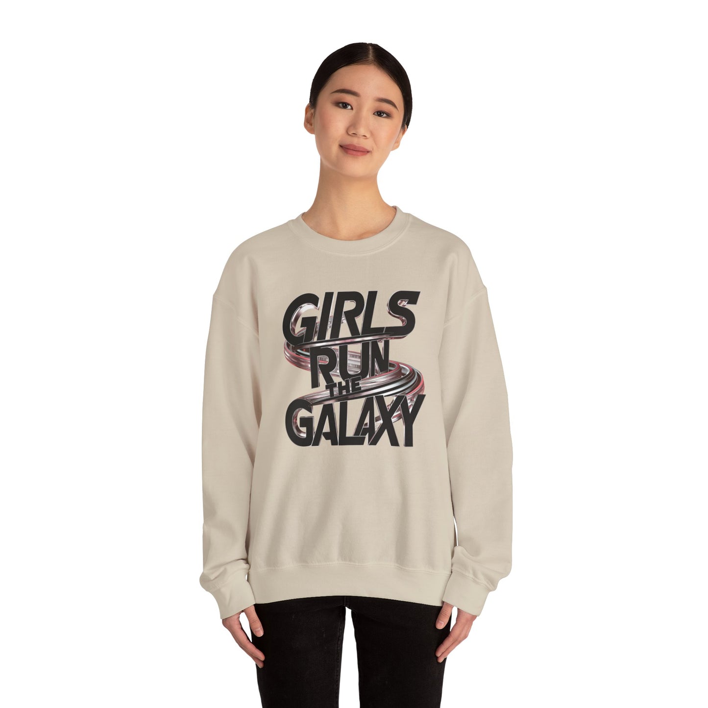 Girls Run The Galaxy Unisex Heavy Blend™ Crewneck Sweatshirt