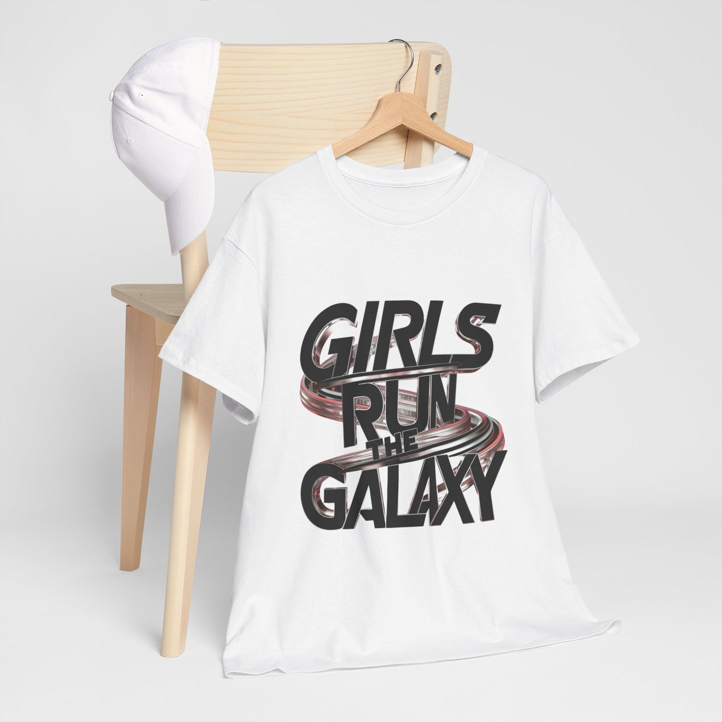 Girl Run The Galaxy T Shirt with Hearts