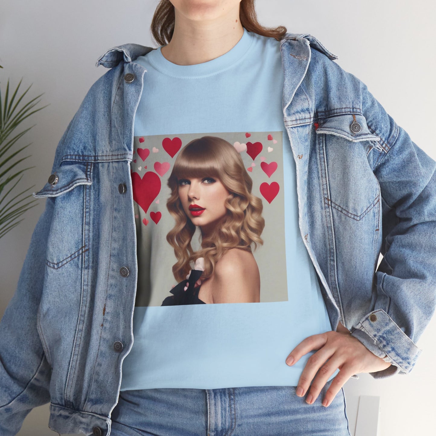 Taylor Swift T Shirt with Hearts