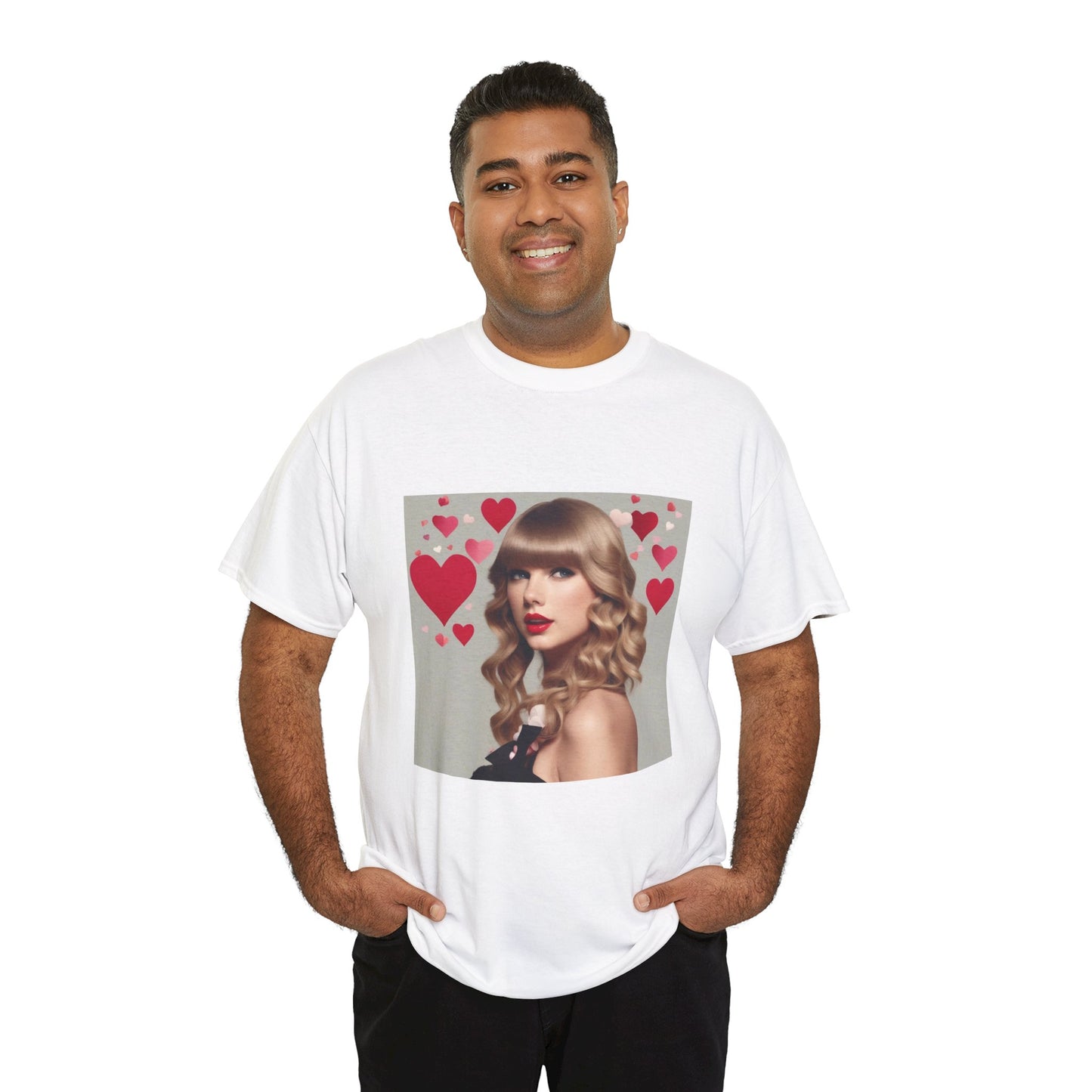 Taylor Swift T Shirt with Hearts