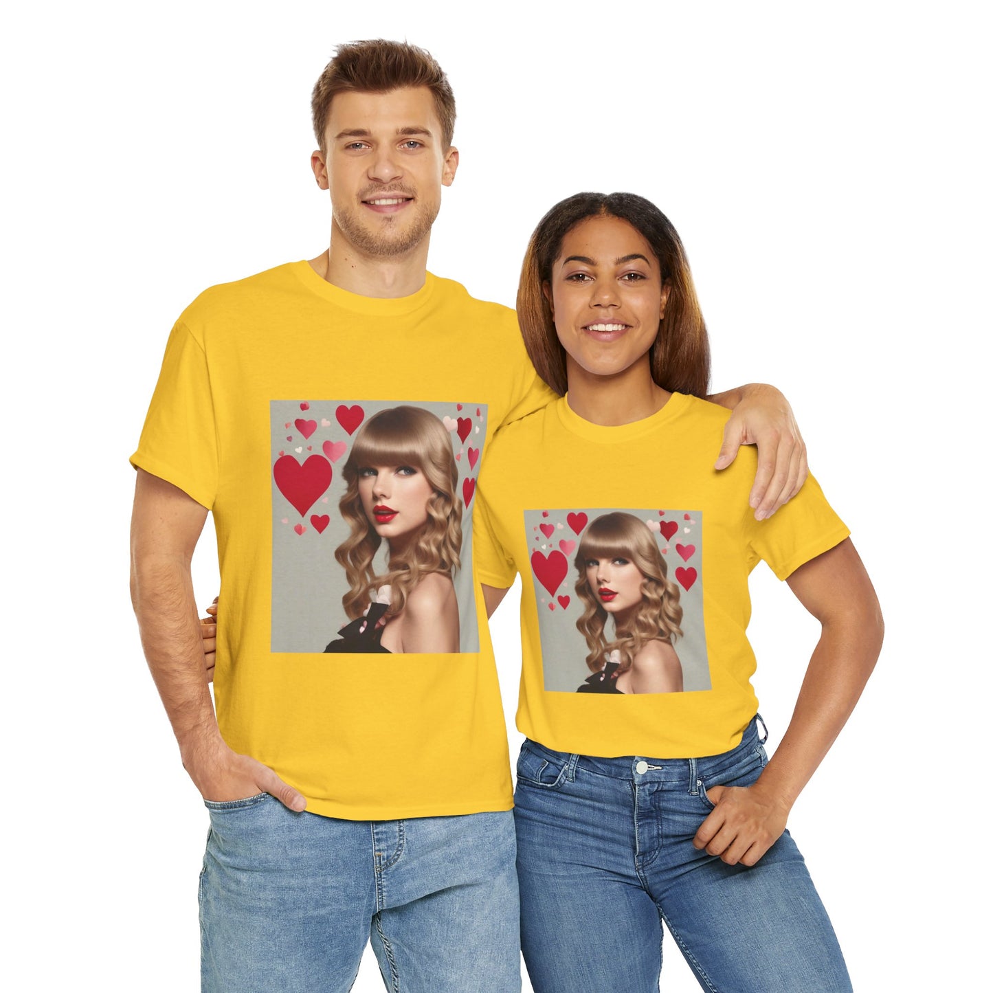 Taylor Swift T Shirt with Hearts