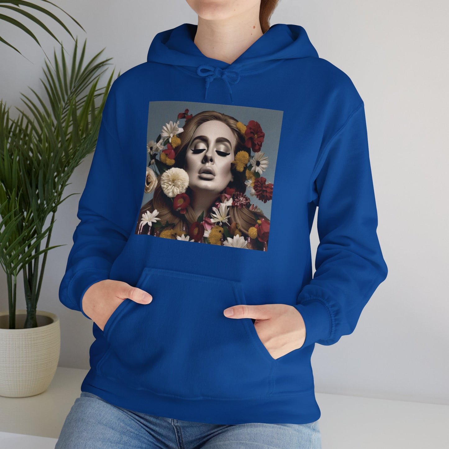 Adele Printed Unisex Heavy Blend™ Hooded Sweatshirt