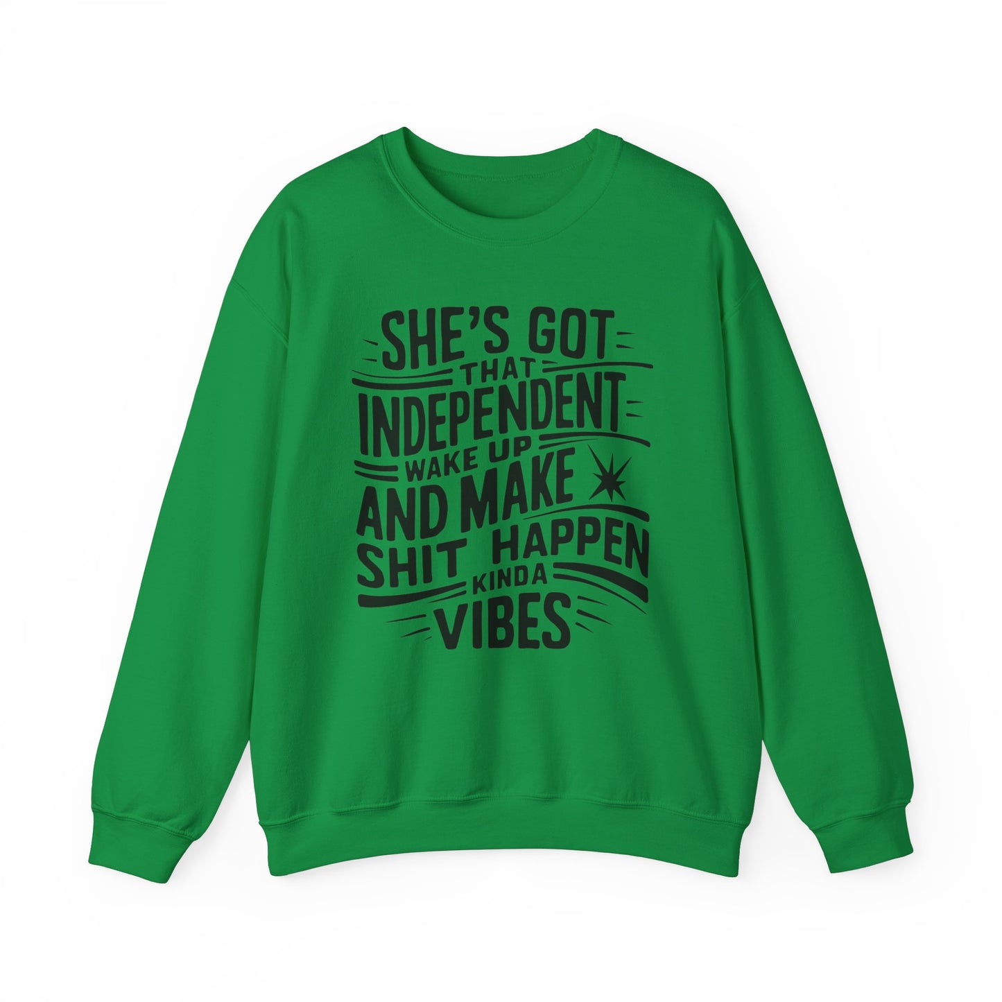 She's Got That Independent Wake Up Unisex Heavy Blend™ Crewneck Sweatshirt