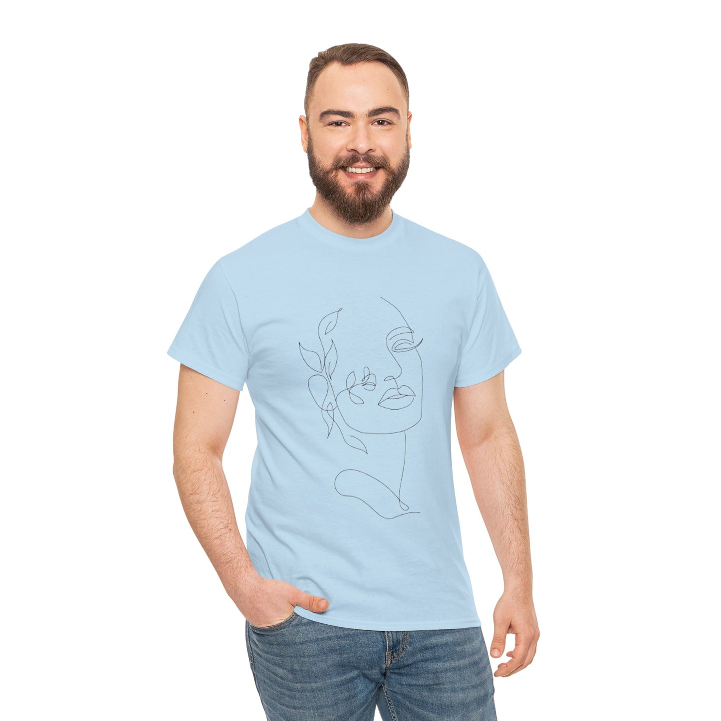 Women Artwork T Shirt with Hearts