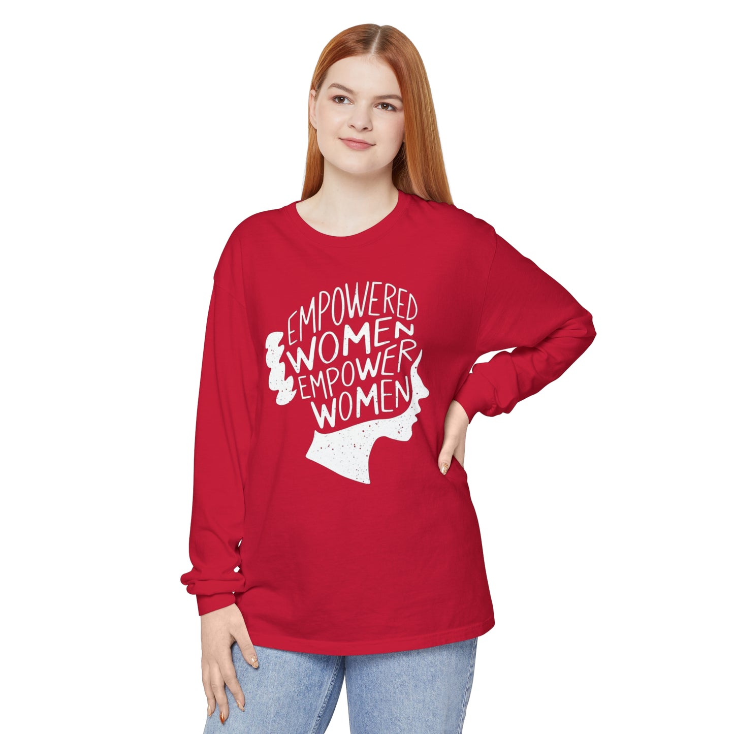 Empowered Women Women Garment-dyed Long Sleeve T-Shirt