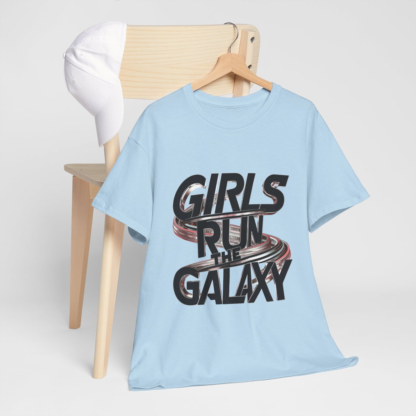 Girl Run The Galaxy T Shirt with Hearts