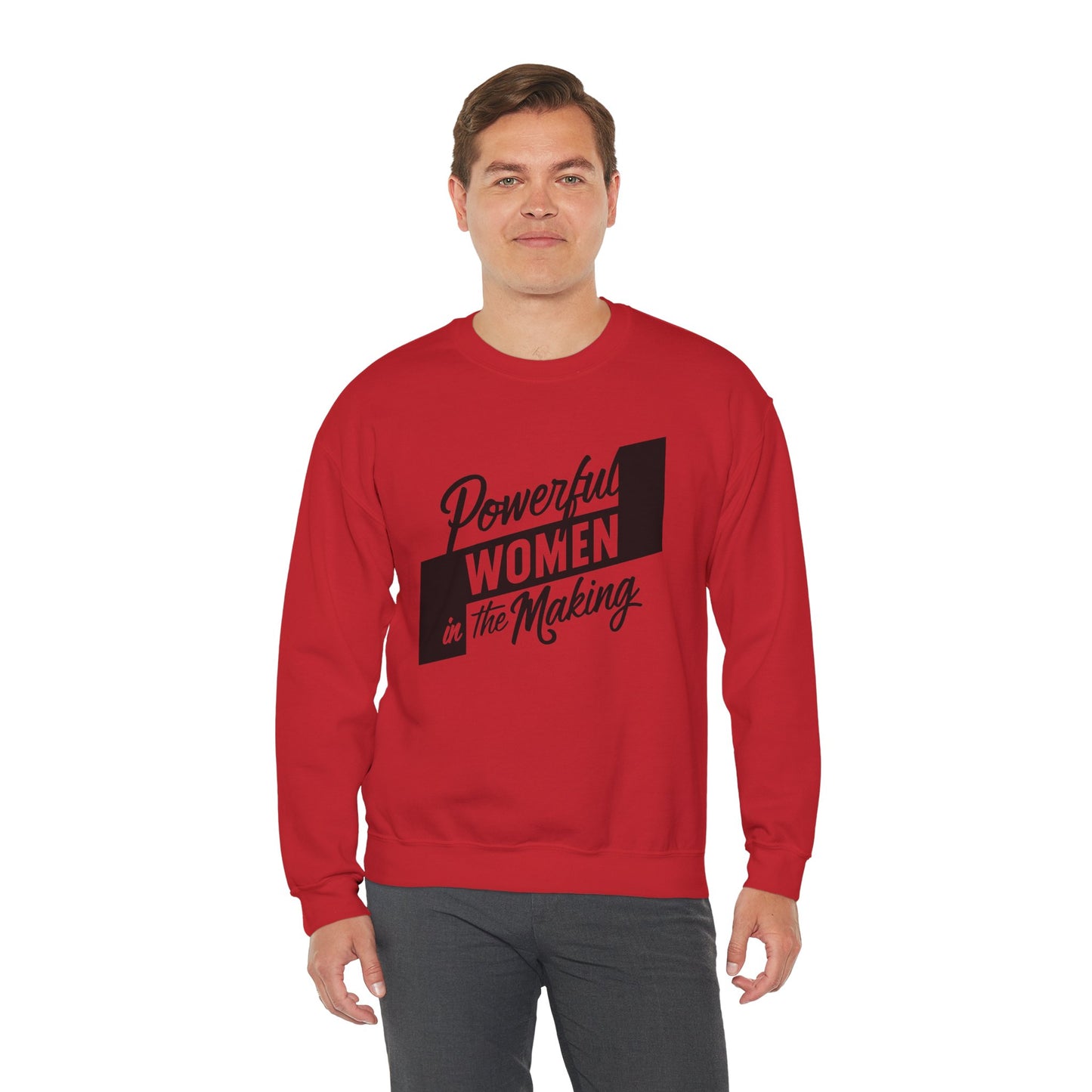 Powerful Women In The Making Unisex Heavy Blend™ Crewneck Sweatshirt