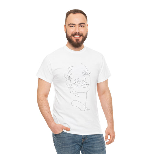 Women Artwork T Shirt with Hearts
