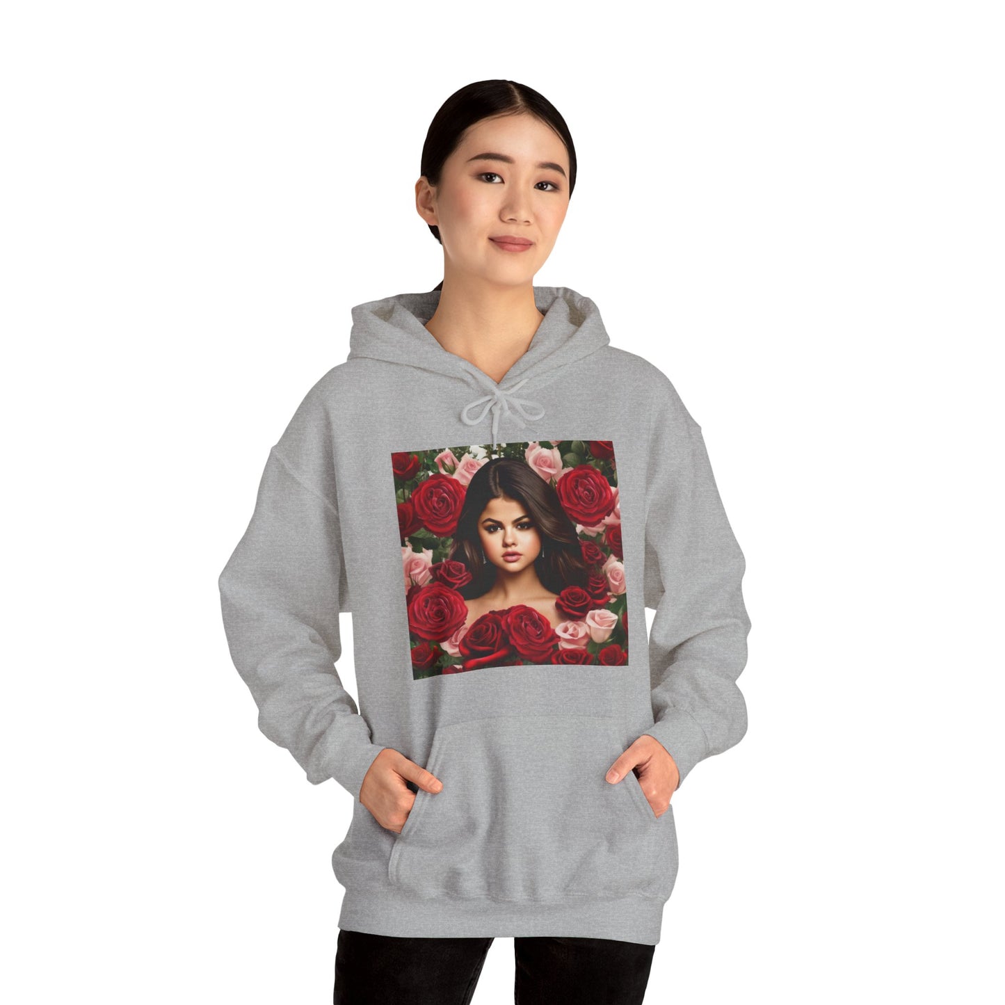 Selena Gomez Printed Unisex Heavy Blend™ Hooded Sweatshirt