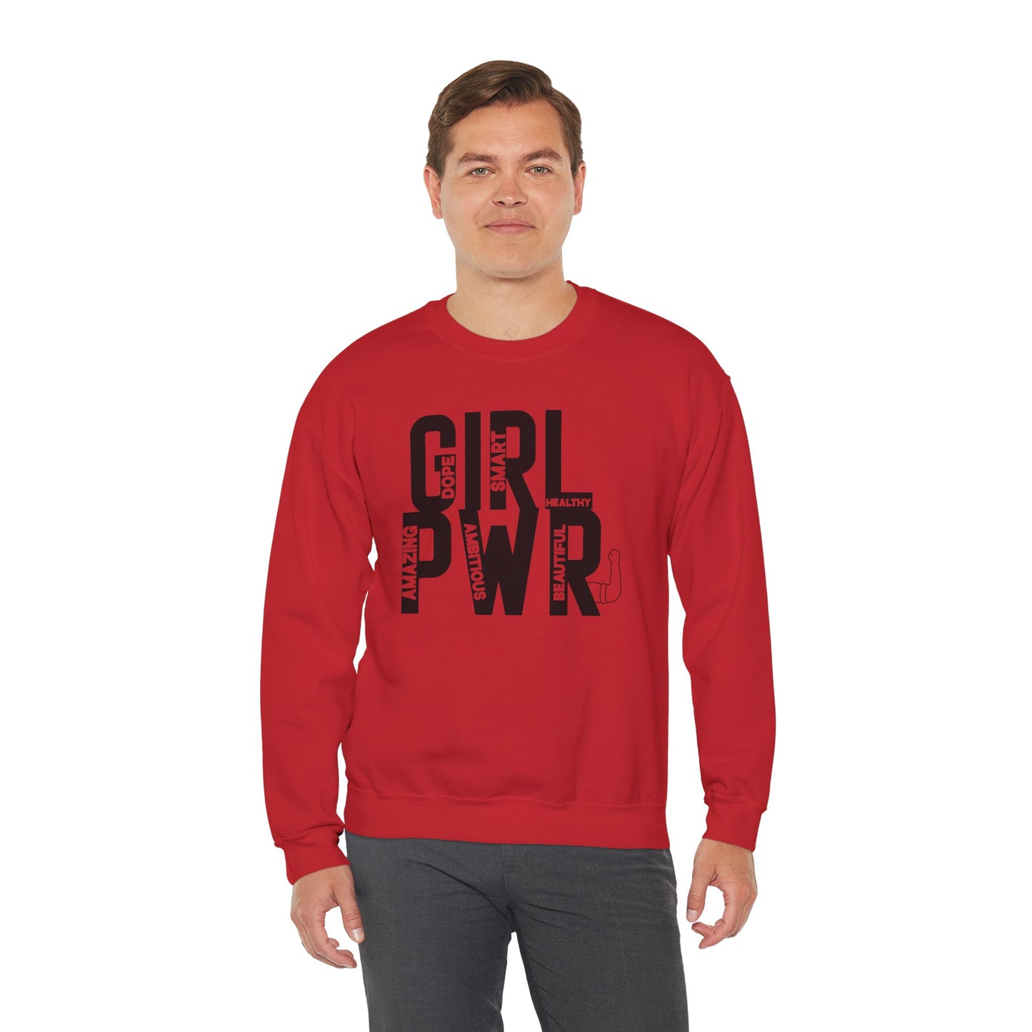 Girl PWR Unisex Heavy Blend™ Crewneck Sweatshirt