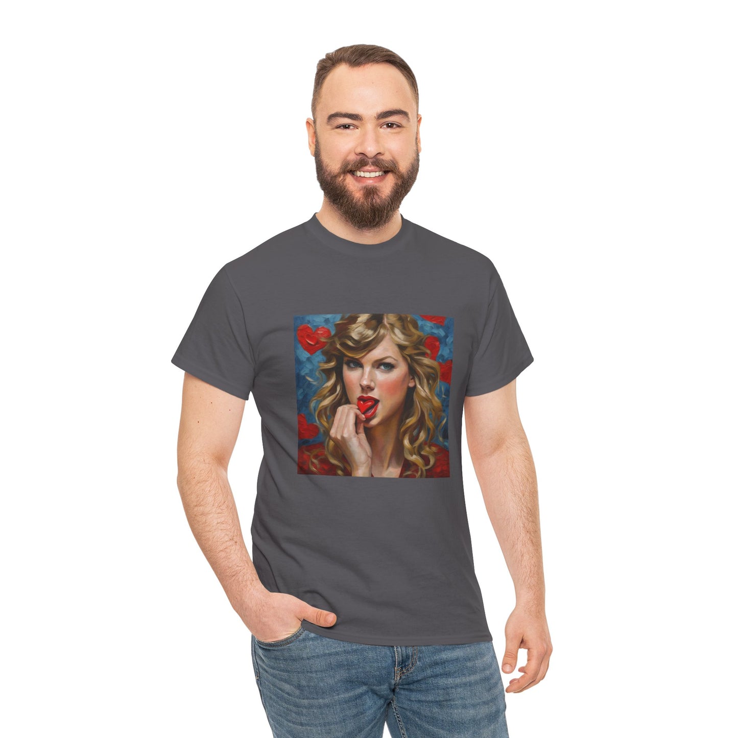 Taylor Swift T Shirt with Hearts