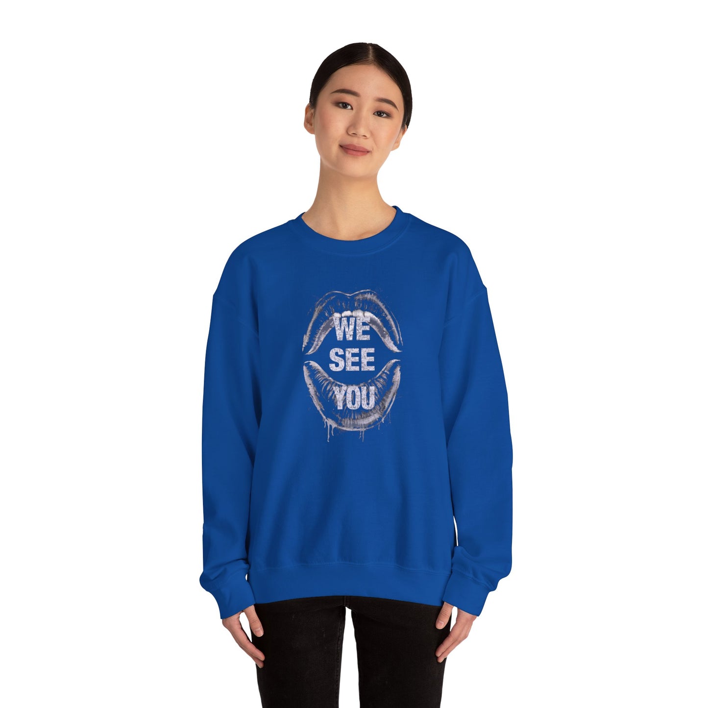 We See You Unisex Heavy Blend™ Crewneck Sweatshirt