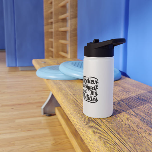 I Believe  Stainless Steel Water Bottle, Standard Lid