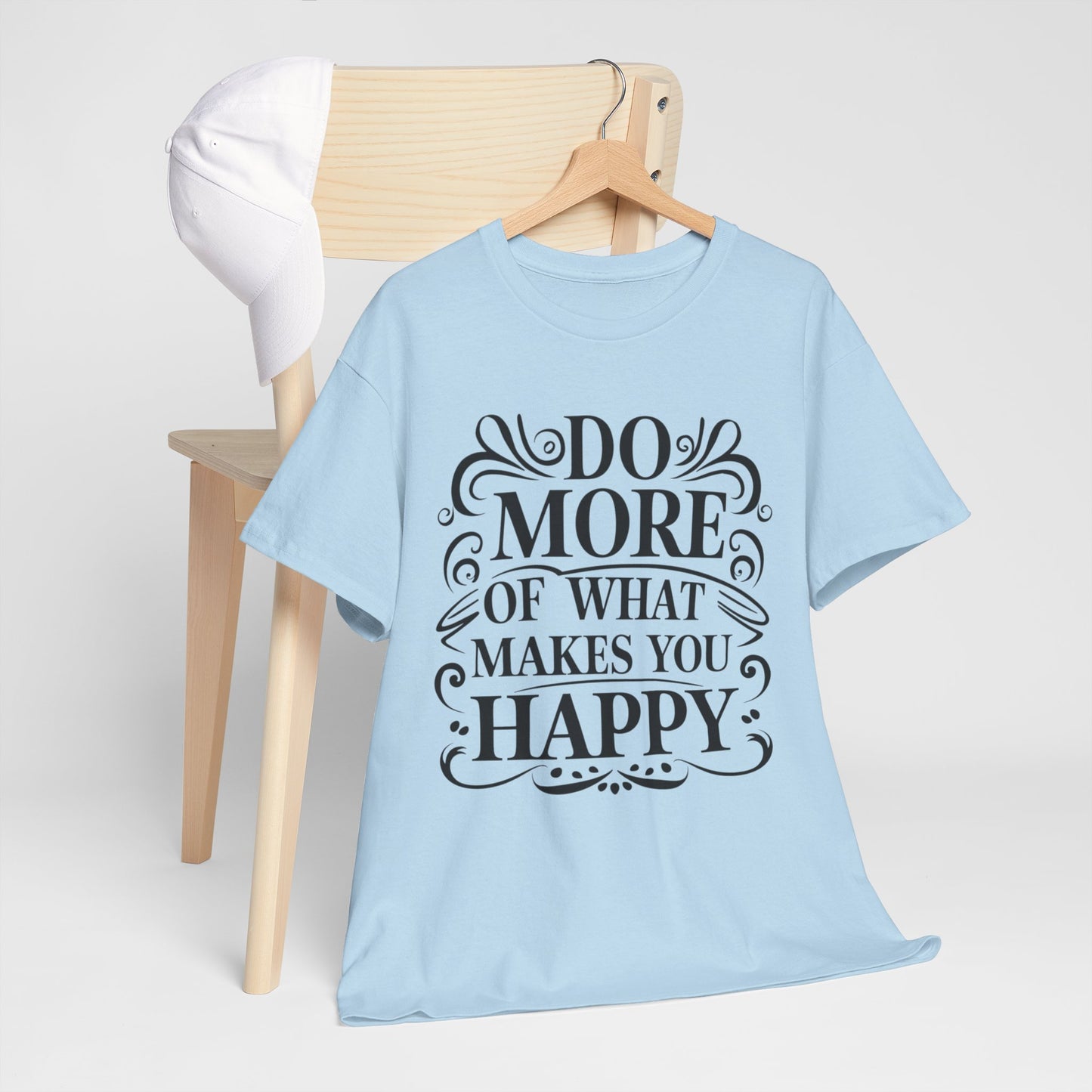 Do More Of What Printed T Shirt with Hearts