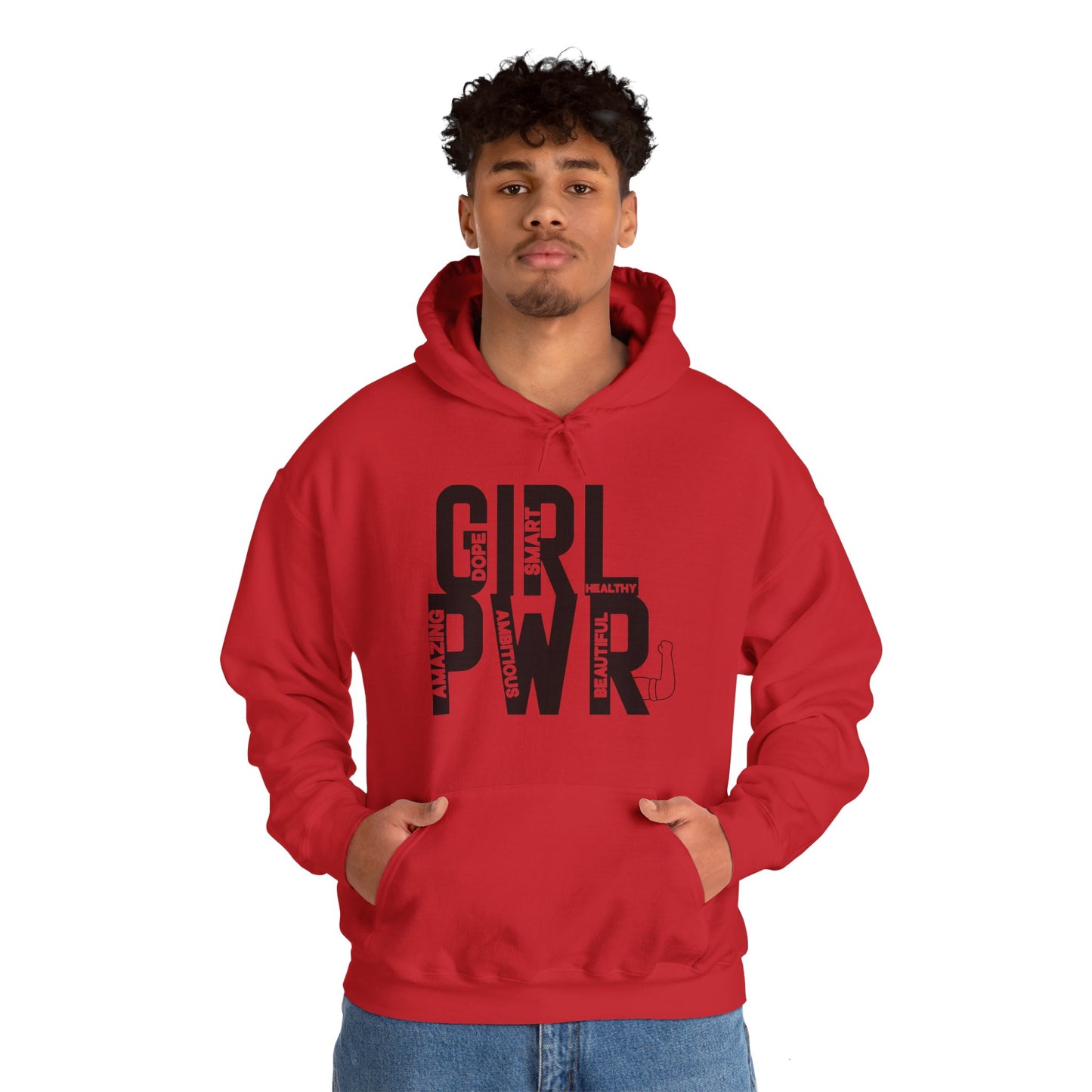 Girl PWR Unisex Heavy Blend™ Hooded Sweatshirt