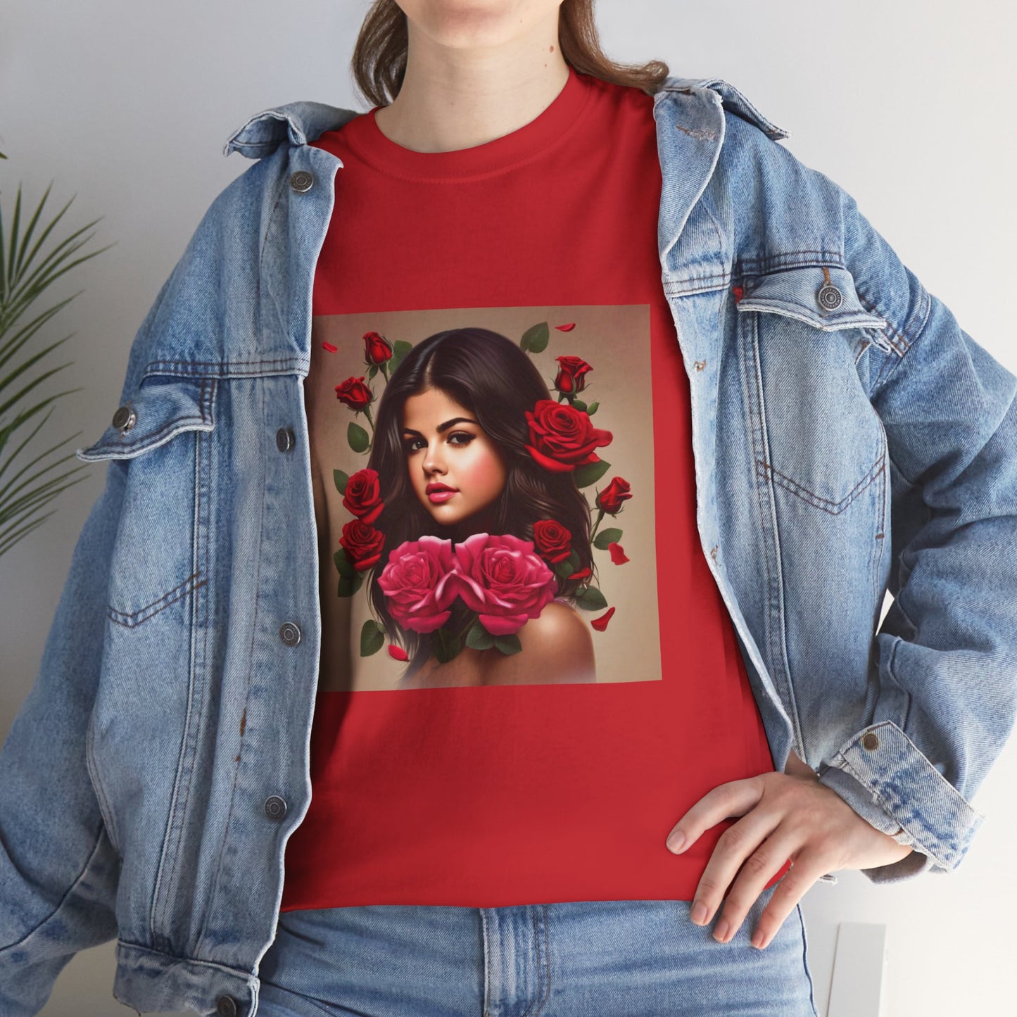 Selena Gomez T Shirt with Hearts