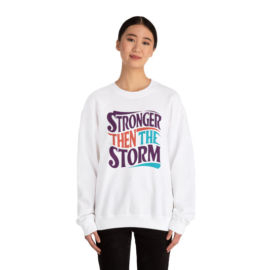 Stronger Then The Storm Unisex Heavy Blend™ Crewneck Sweatshirt