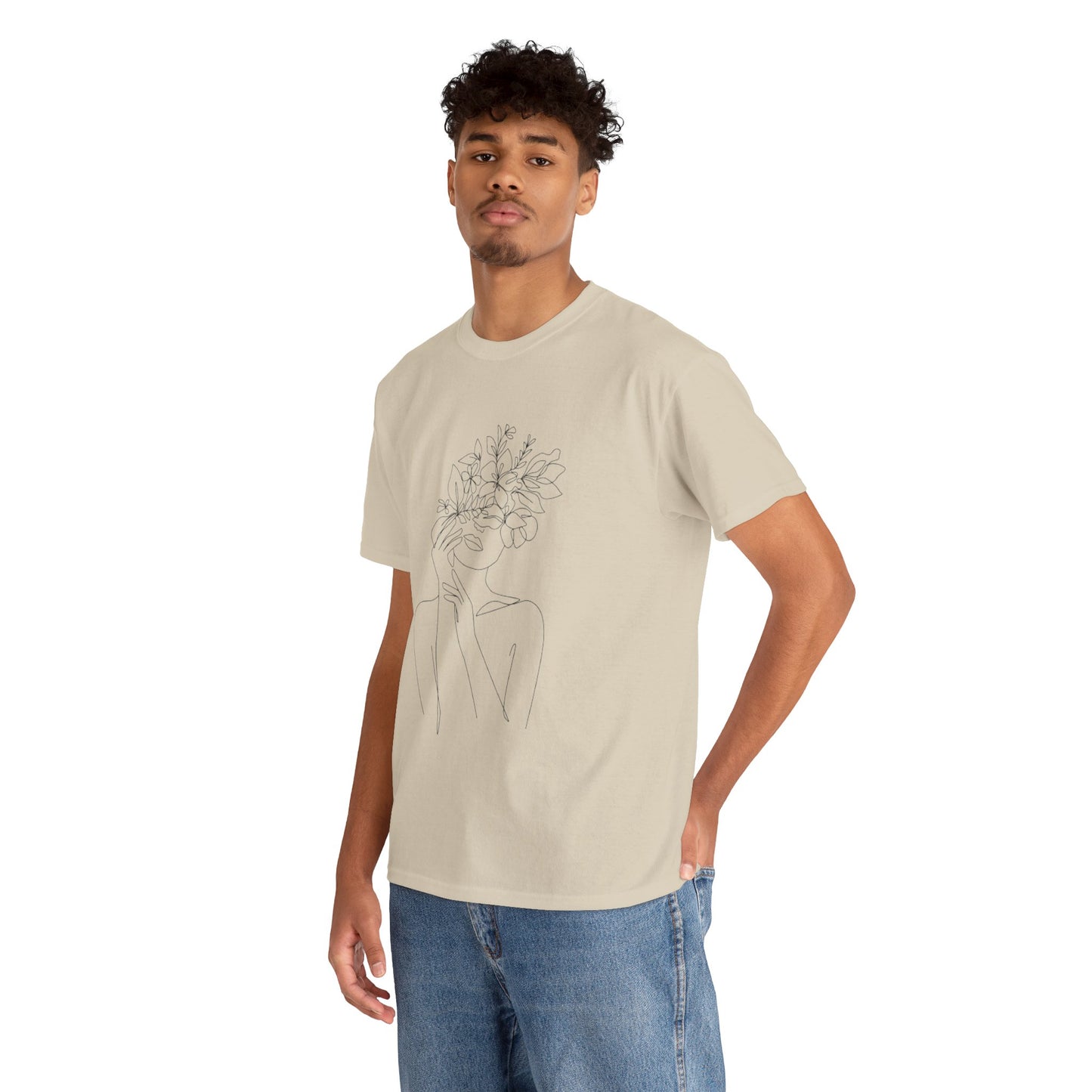 Women Artwork T Shirt with Hearts