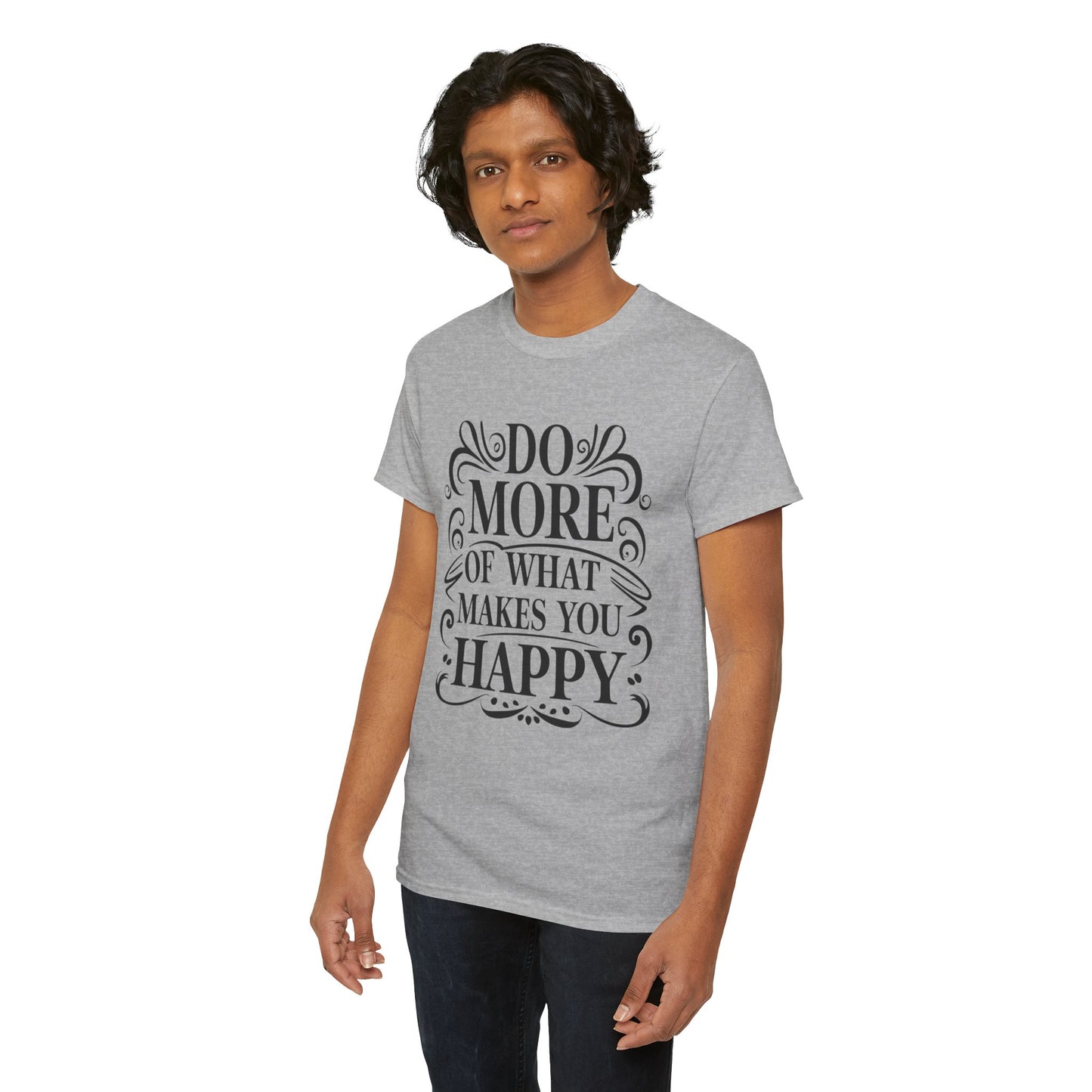 Do More Of What Printed T Shirt with Hearts