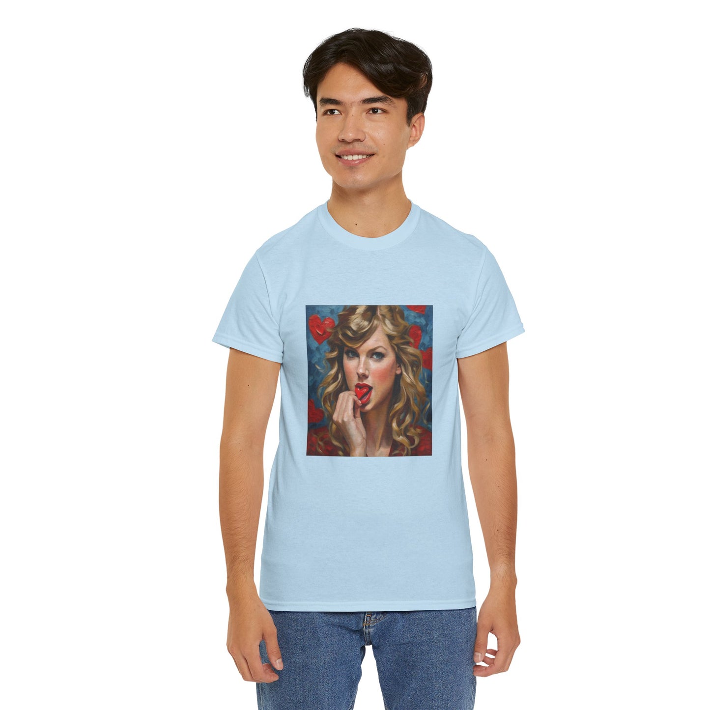 Taylor Swift T Shirt with Hearts