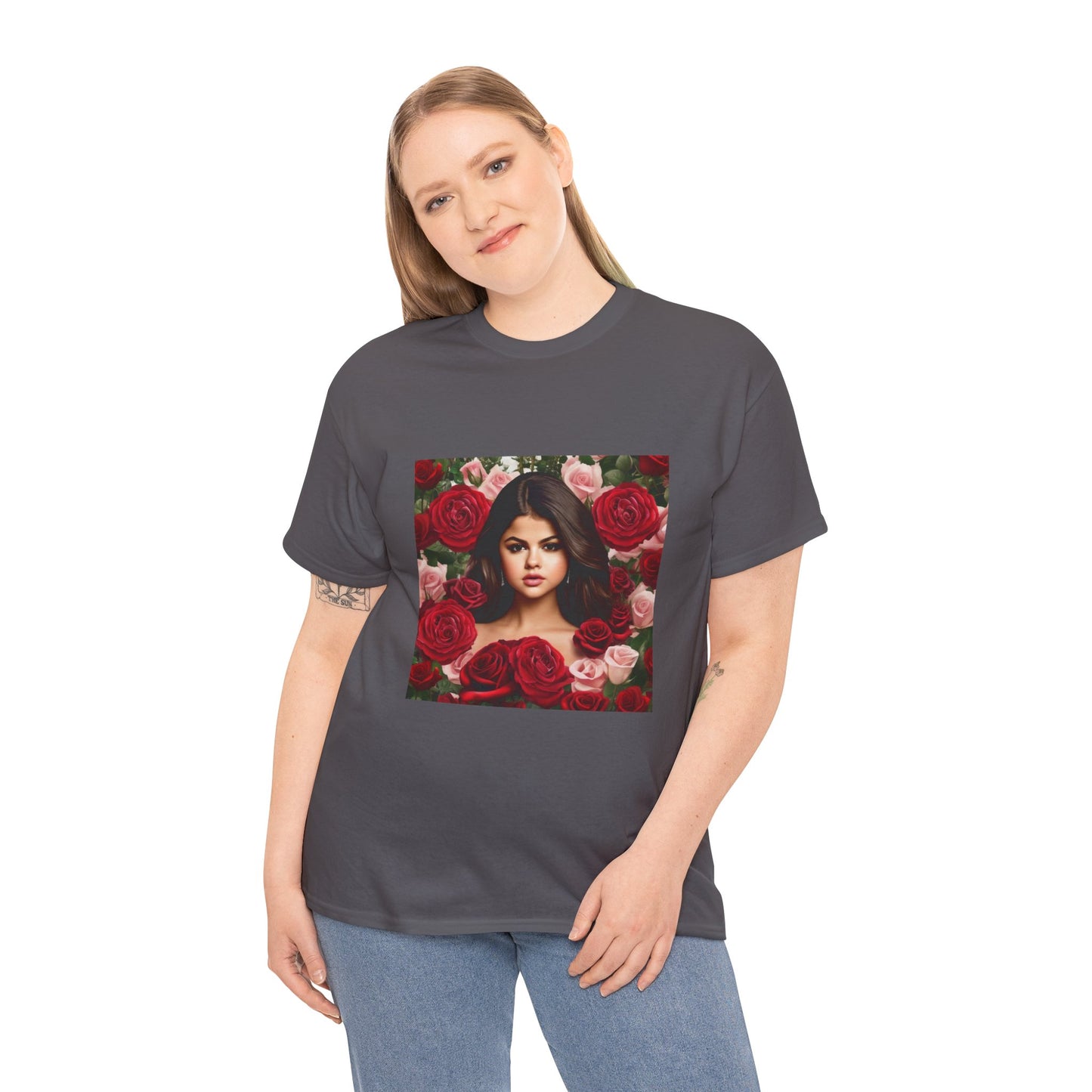 Selena Gomez T Shirt with Hearts