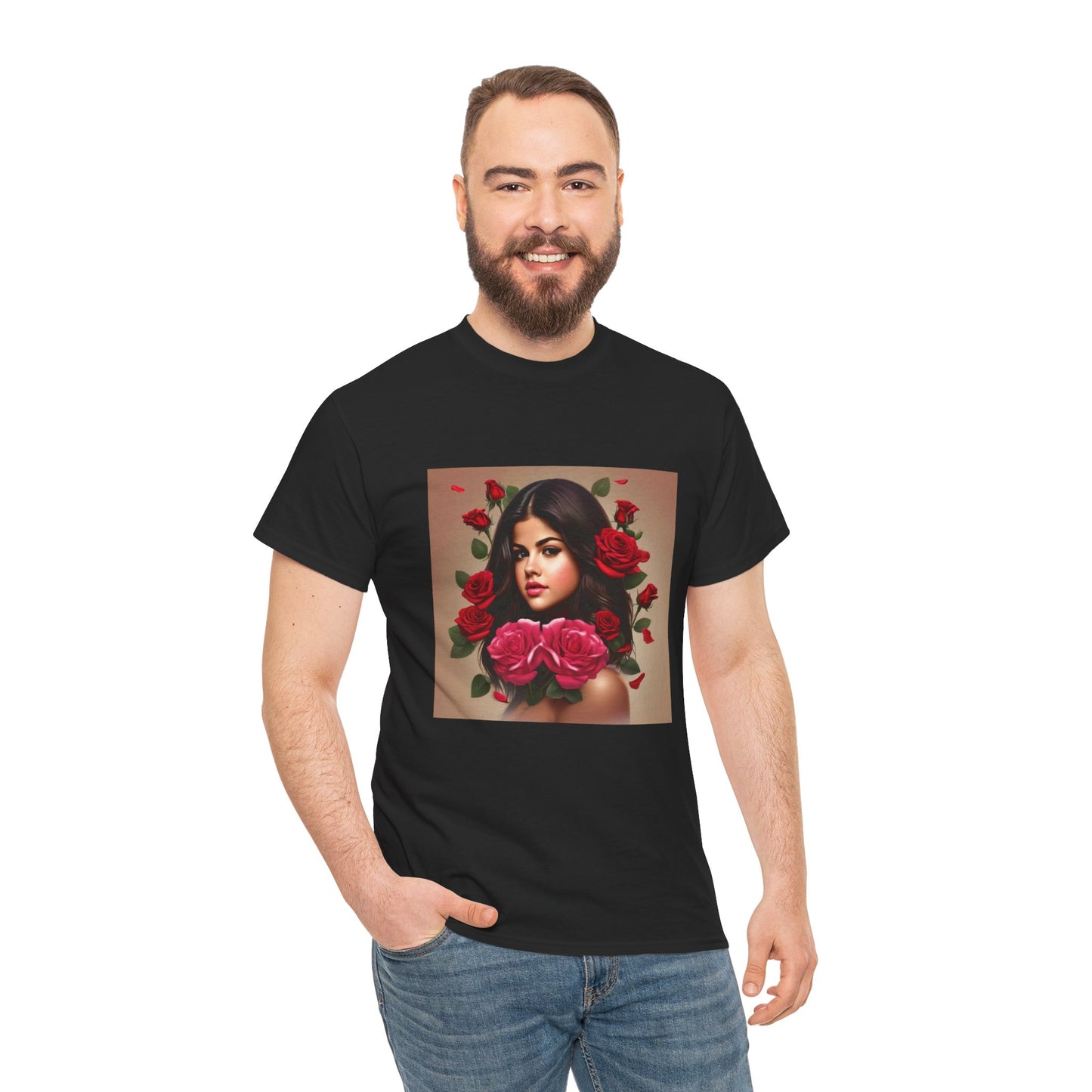 Selena Gomez T Shirt with Hearts