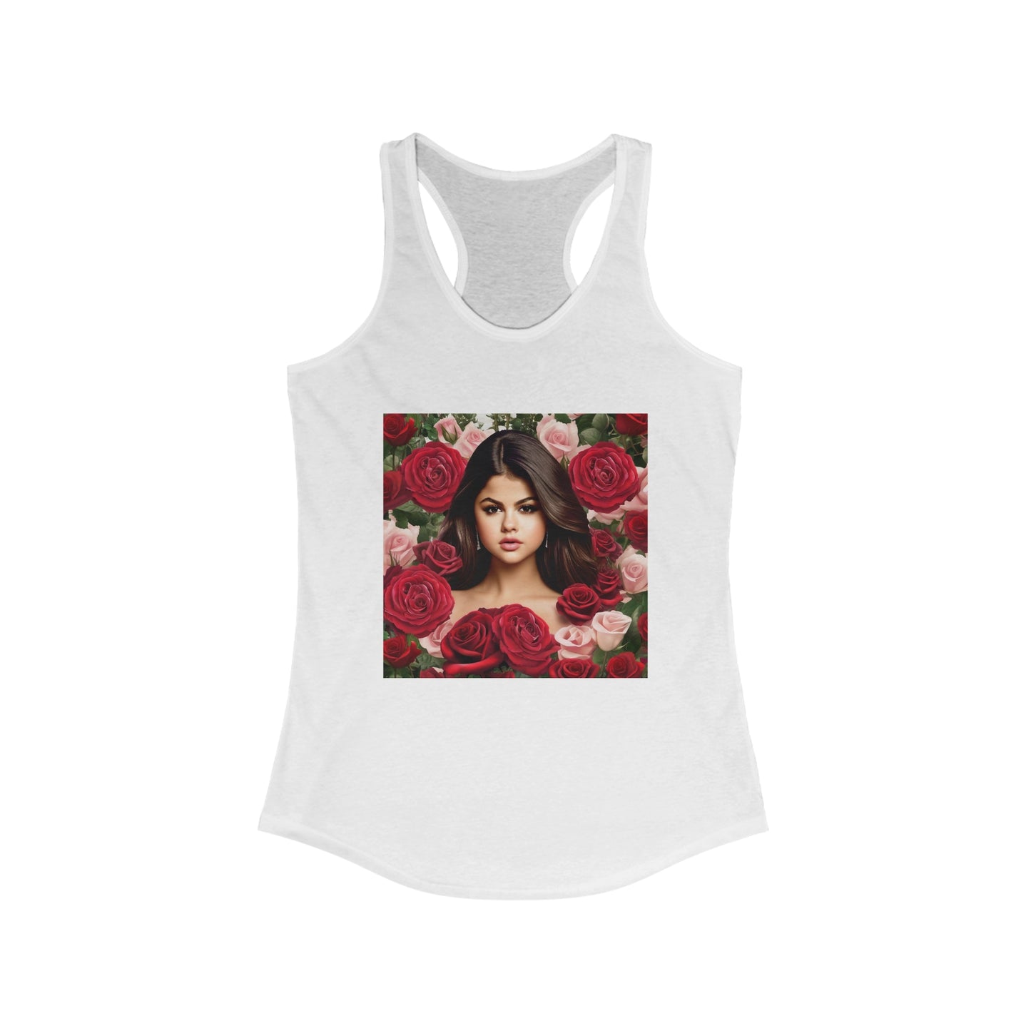 Selena Gomez Tank Top with Hearts