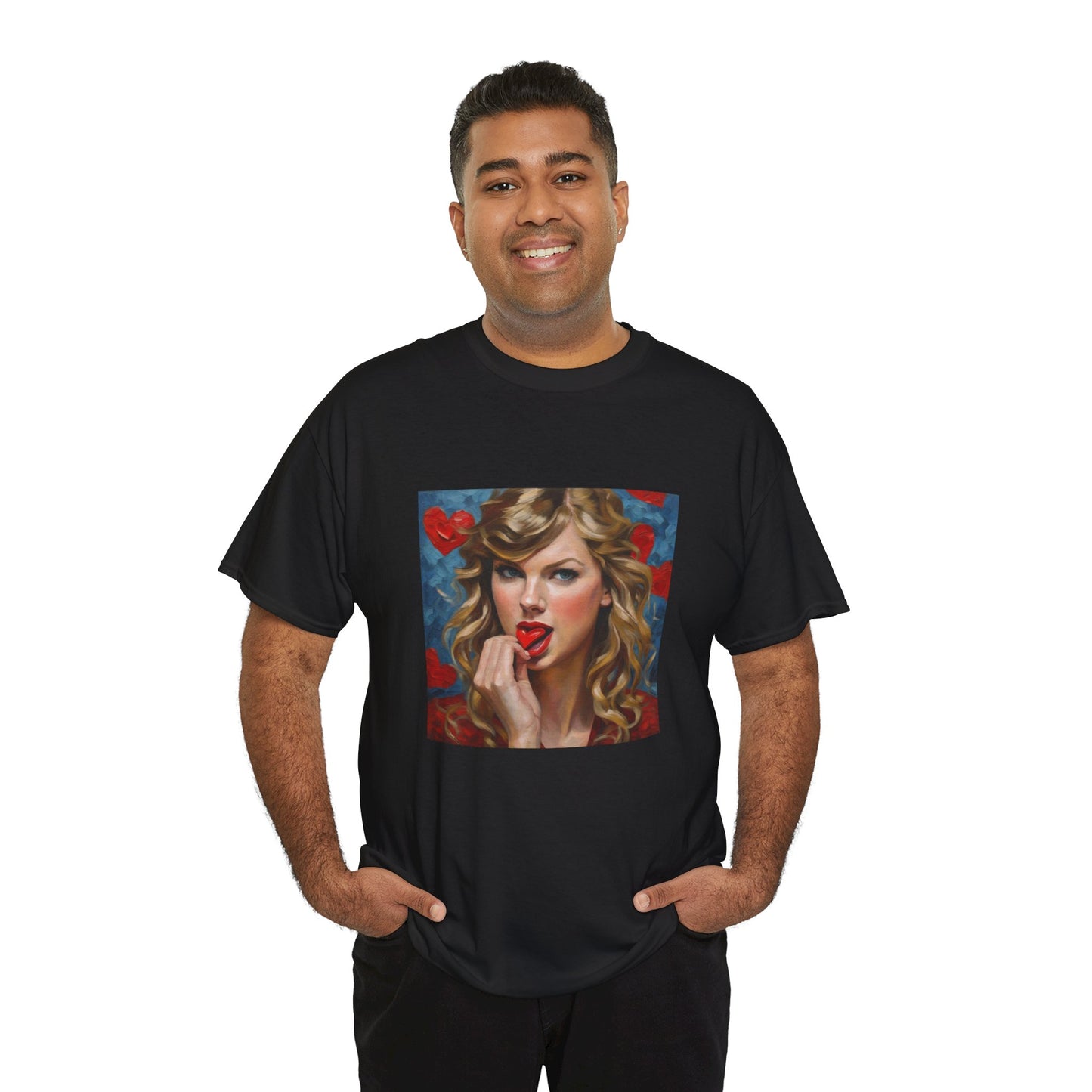 Taylor Swift T Shirt with Hearts