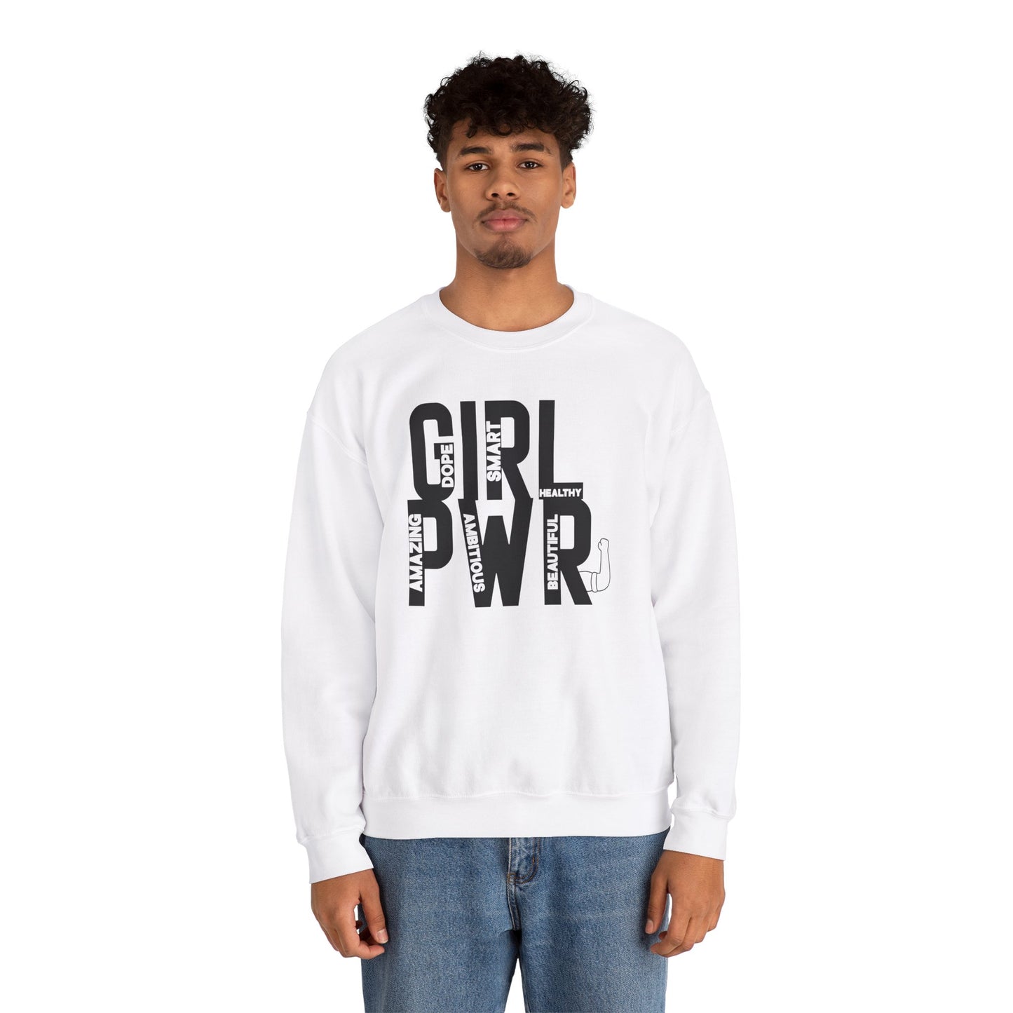 Girl PWR Unisex Heavy Blend™ Crewneck Sweatshirt