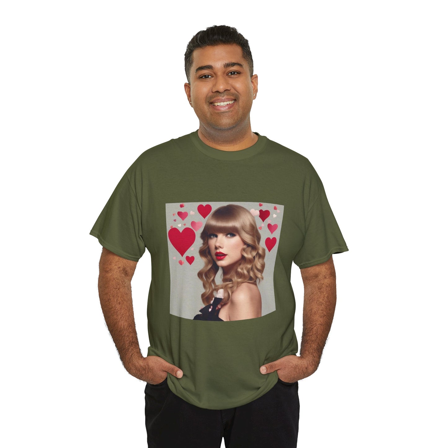 Taylor Swift T Shirt with Hearts
