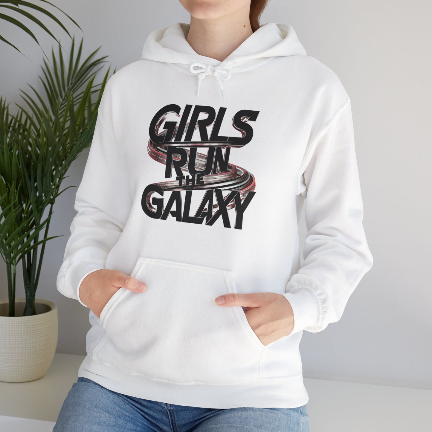 Girls Run Printed Unisex Heavy Blend™ Hooded Sweatshirt