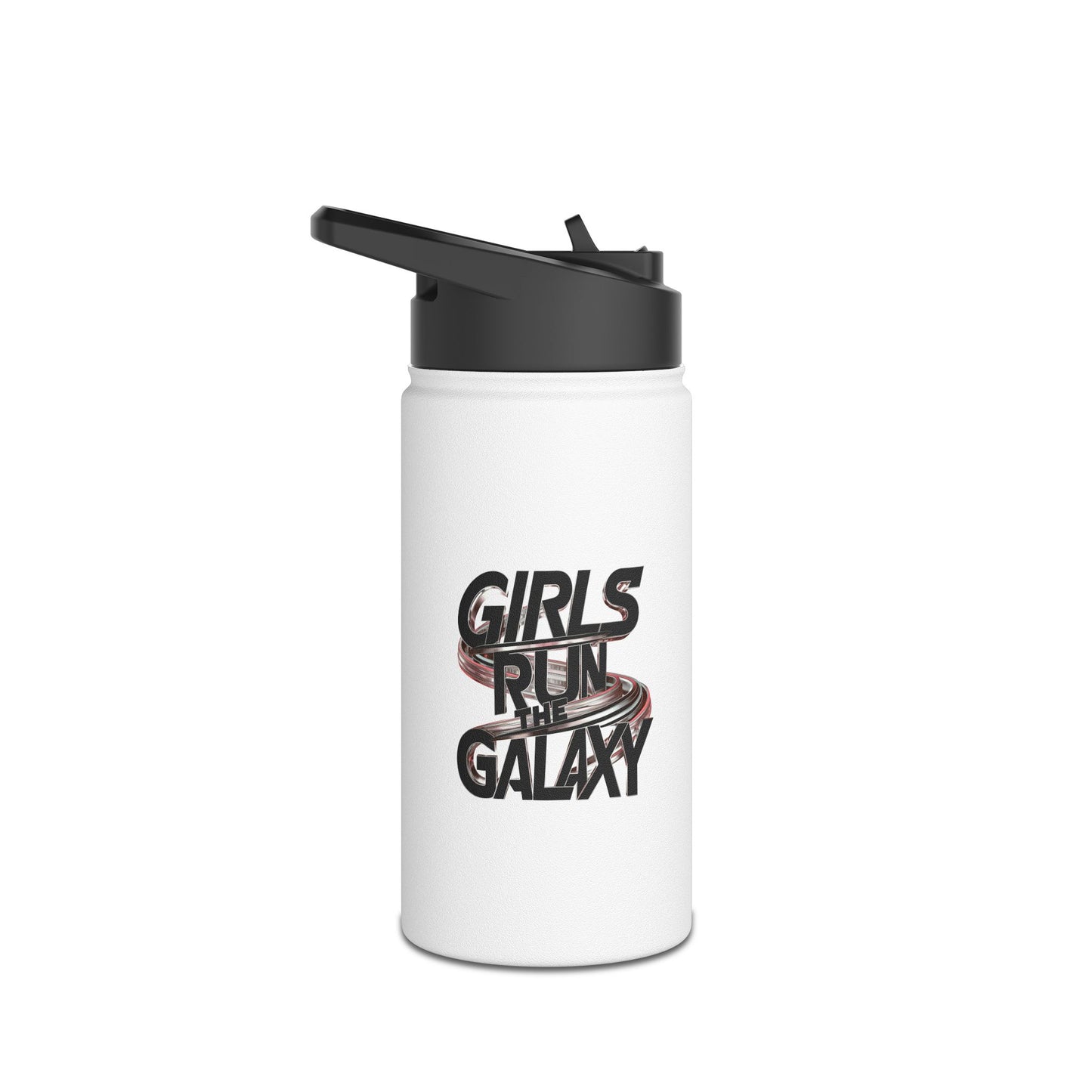 Girls Run  Stainless Steel Water Bottle, Standard Lid
