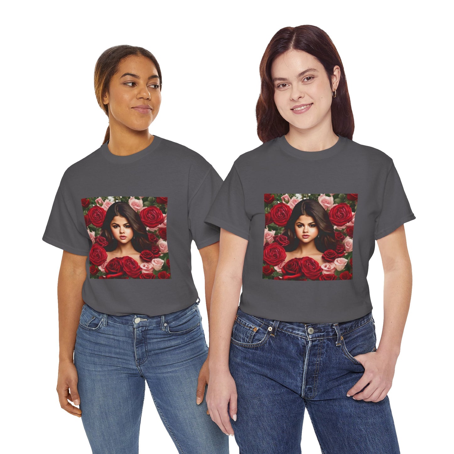 Selena Gomez T Shirt with Hearts