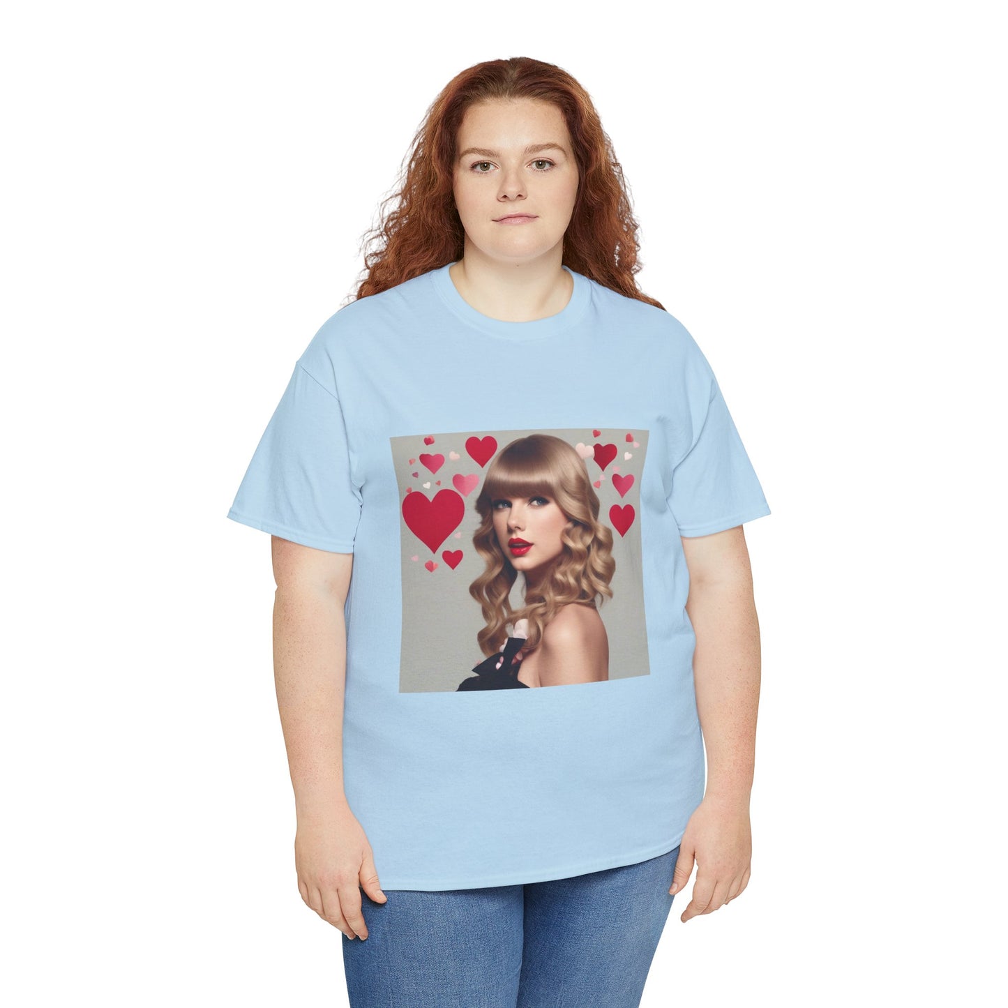 Taylor Swift T Shirt with Hearts