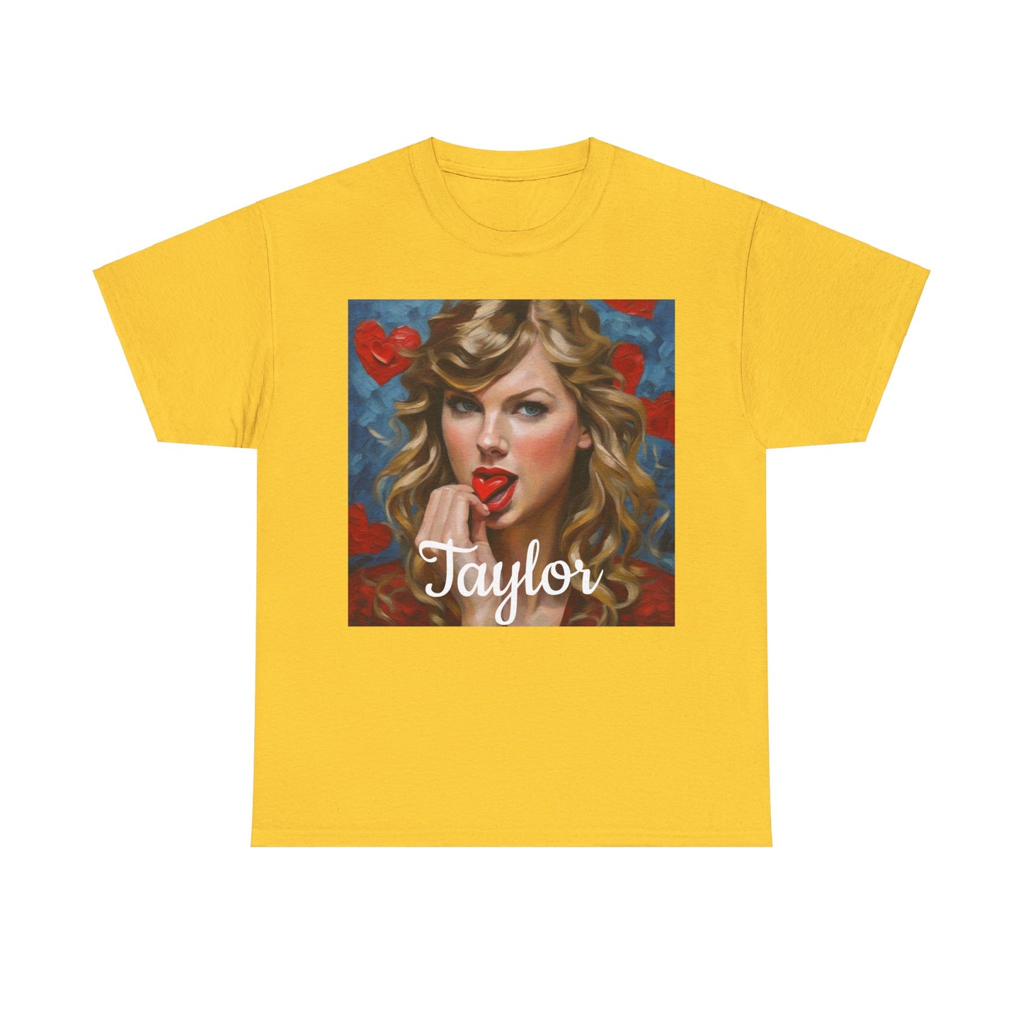 Taylor Swift T Shirt with Hearts