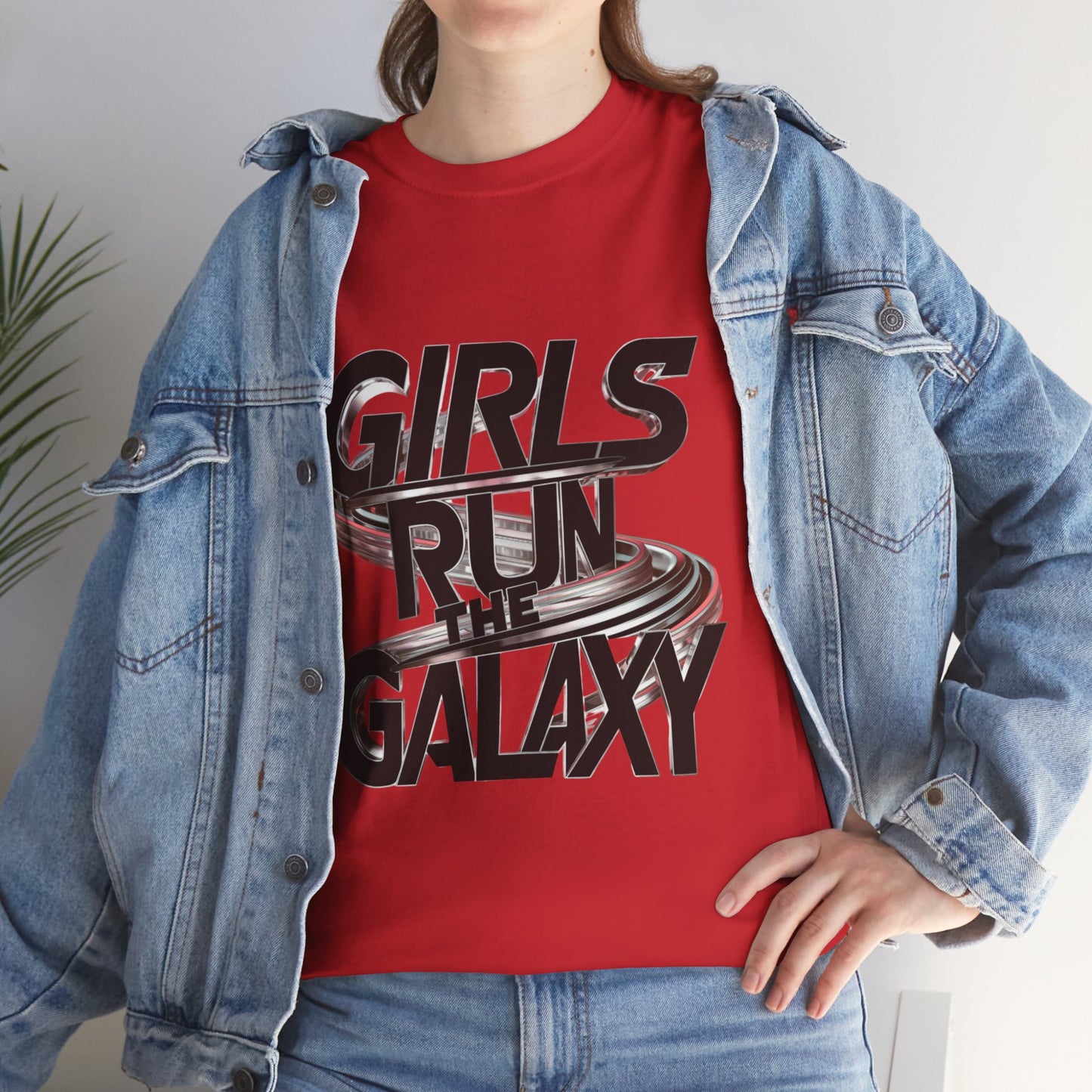Girl Run The Galaxy T Shirt with Hearts