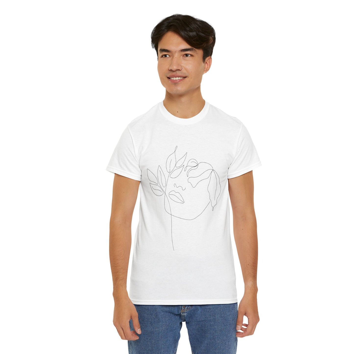 Women Artwork T Shirt with Hearts