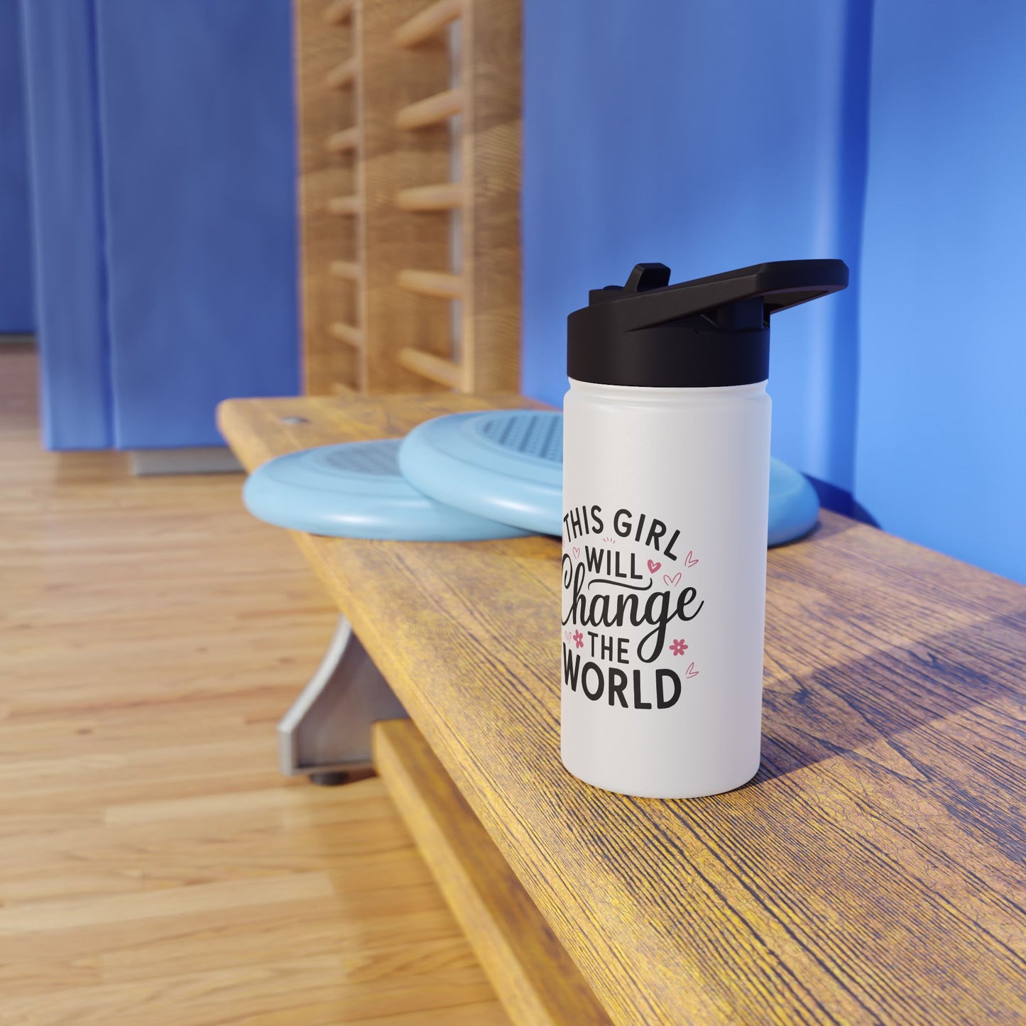 This Girl  Stainless Steel Water Bottle, Standard Lid