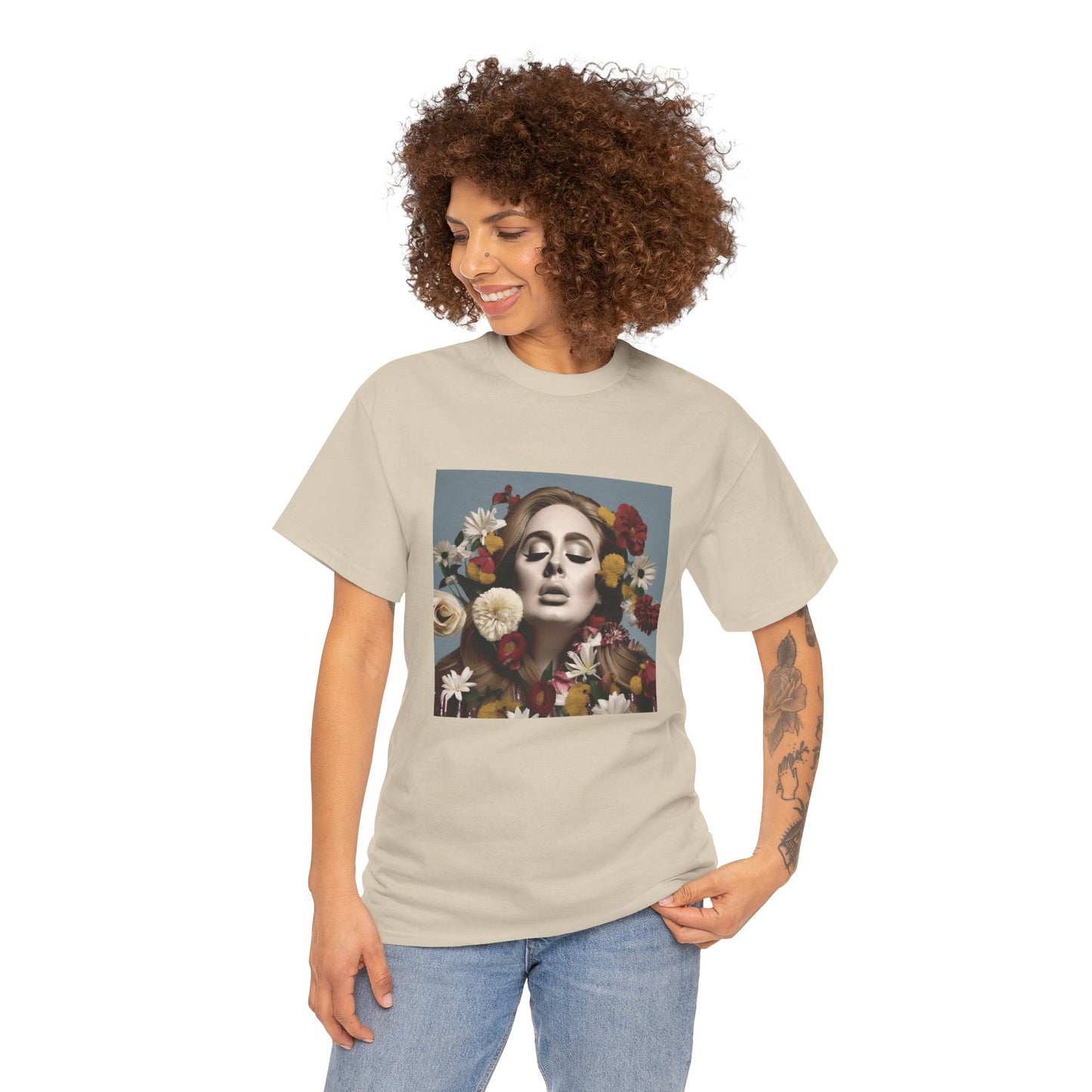 Adele T Shirt with Hearts