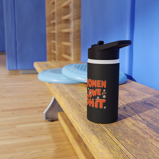 Women Stainless Steel Water Bottle, Standard Lid