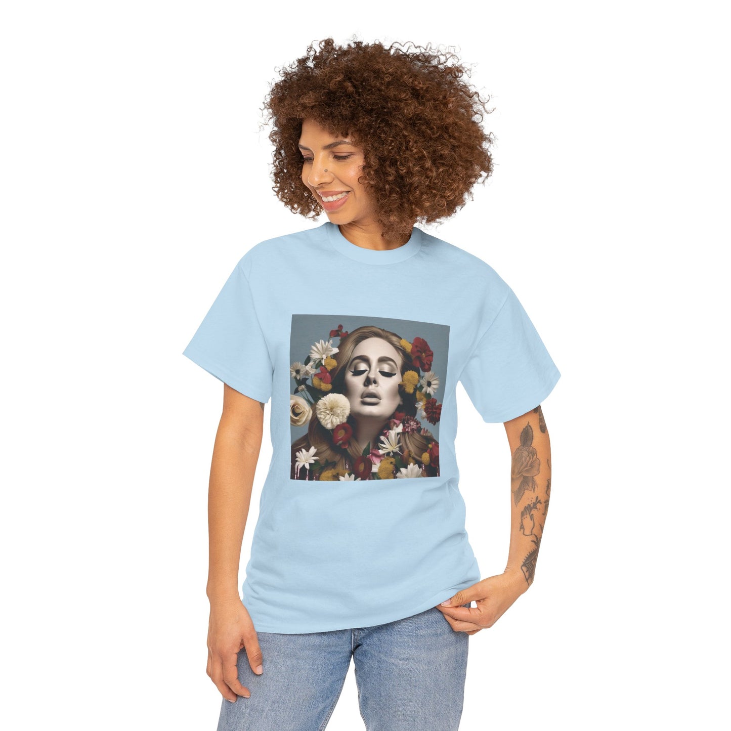 Adele T Shirt with Hearts