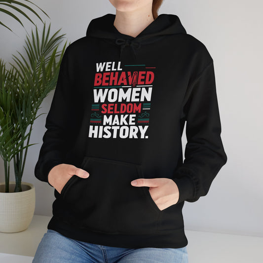 Well Behaved Printed Unisex Heavy Blend™ Hooded Sweatshirt