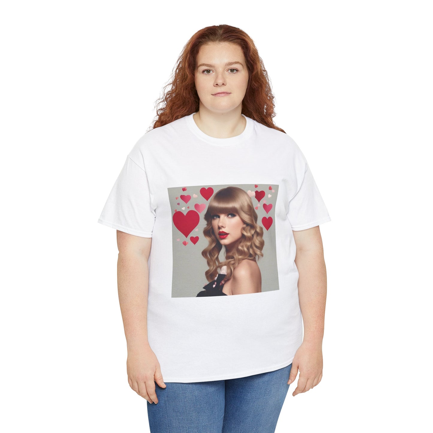 Taylor Swift T Shirt with Hearts