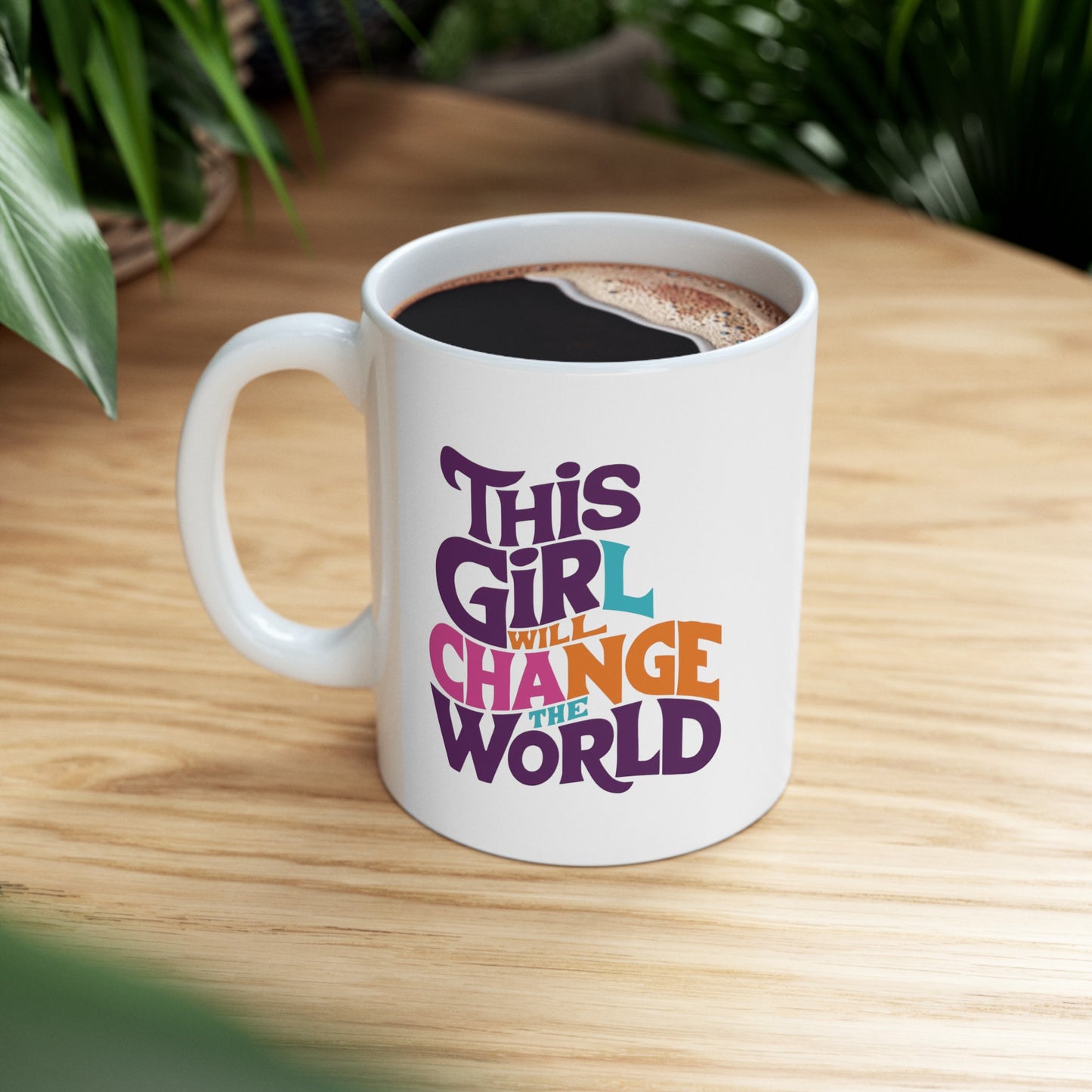 This Girl Will Change The World Ceramic Mug, (11oz, 15oz)