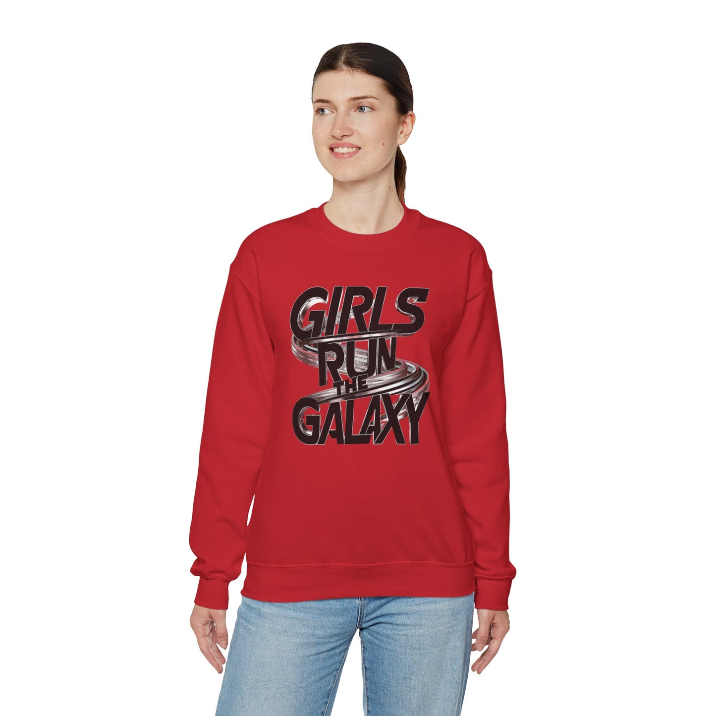 Girls Run The Galaxy Unisex Heavy Blend™ Crewneck Sweatshirt