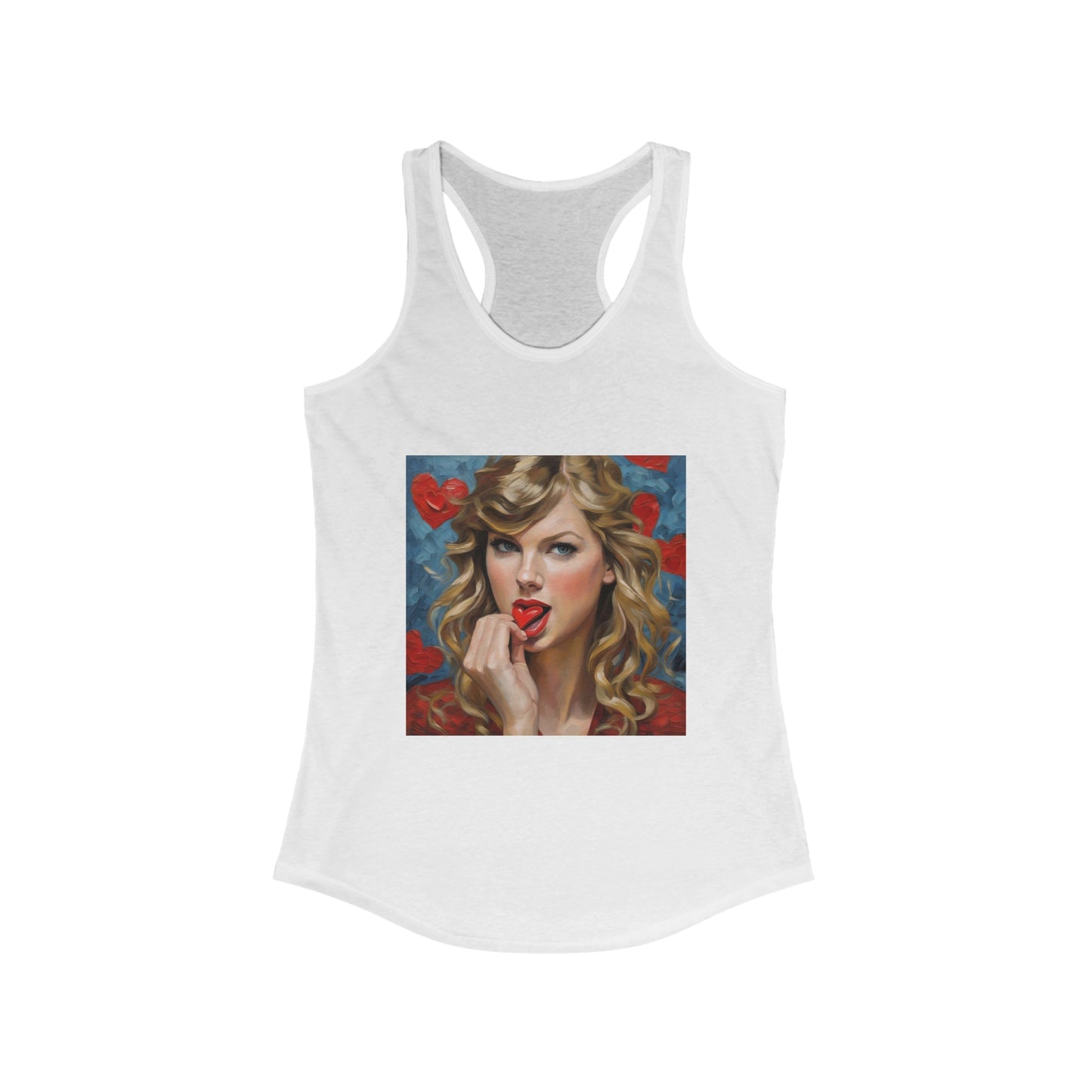 Taylor Swift Tank Top with Hearts