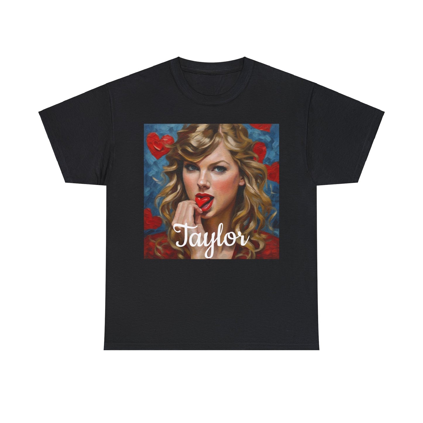 Taylor Swift T Shirt with Hearts
