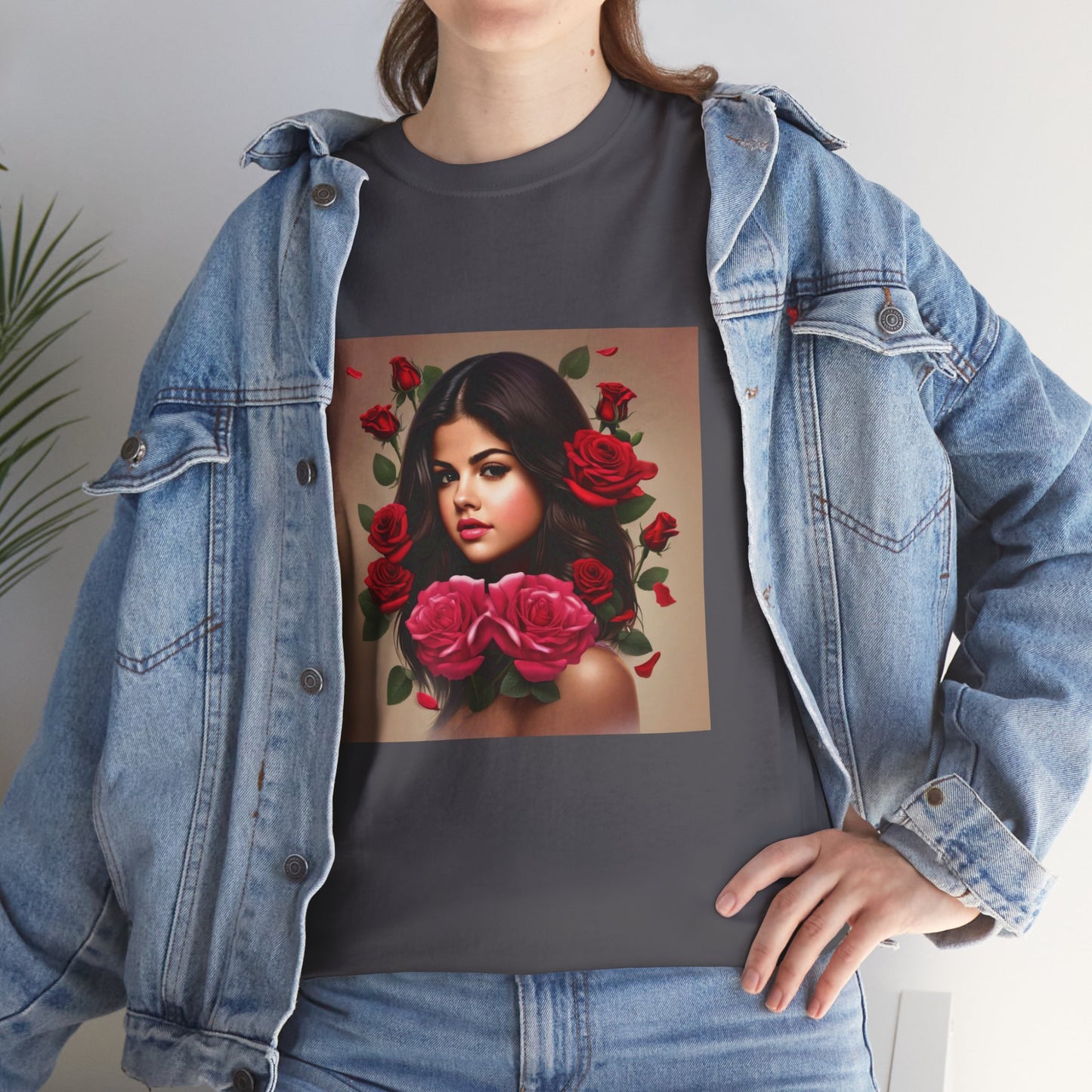 Selena Gomez T Shirt with Hearts