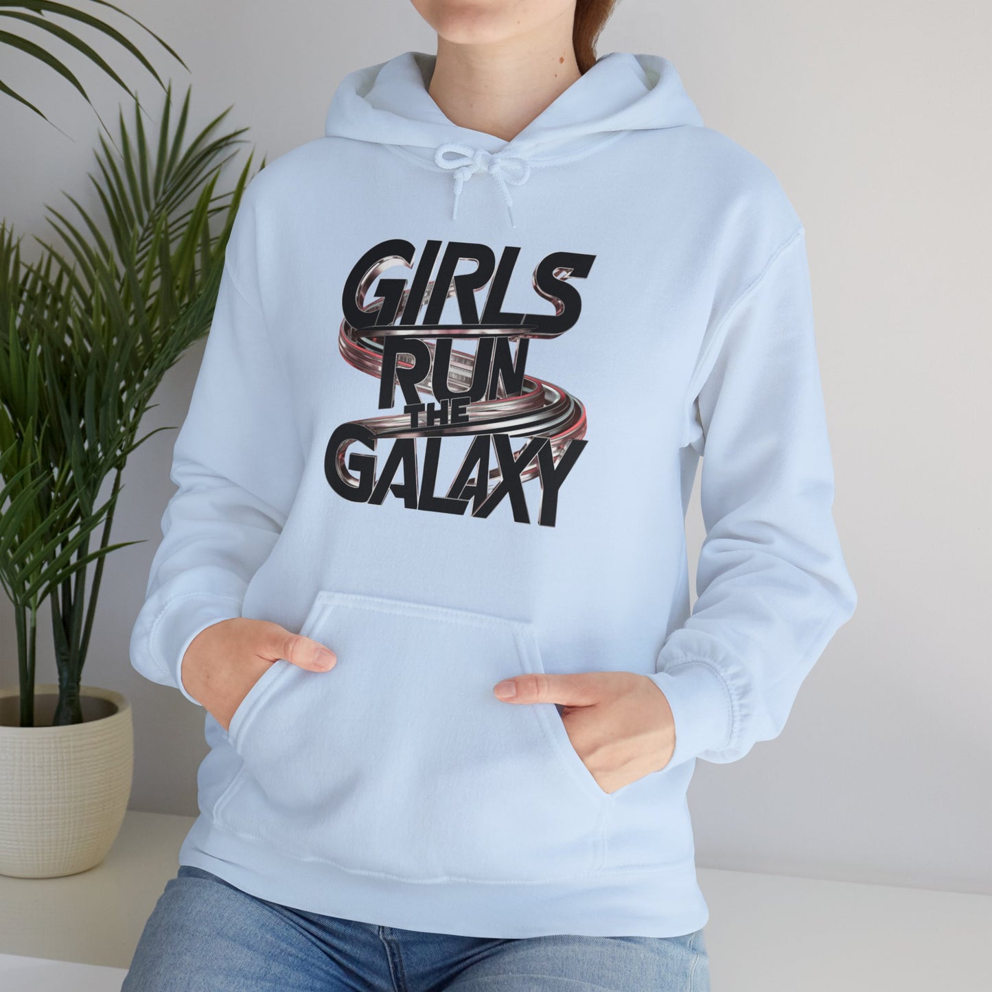 Girls Run Printed Unisex Heavy Blend™ Hooded Sweatshirt