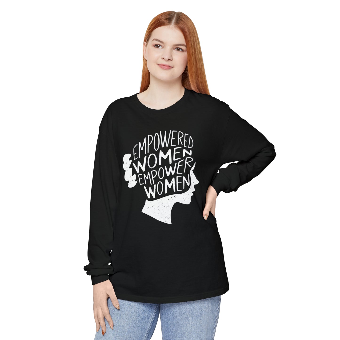 Empowered Women Women Garment-dyed Long Sleeve T-Shirt